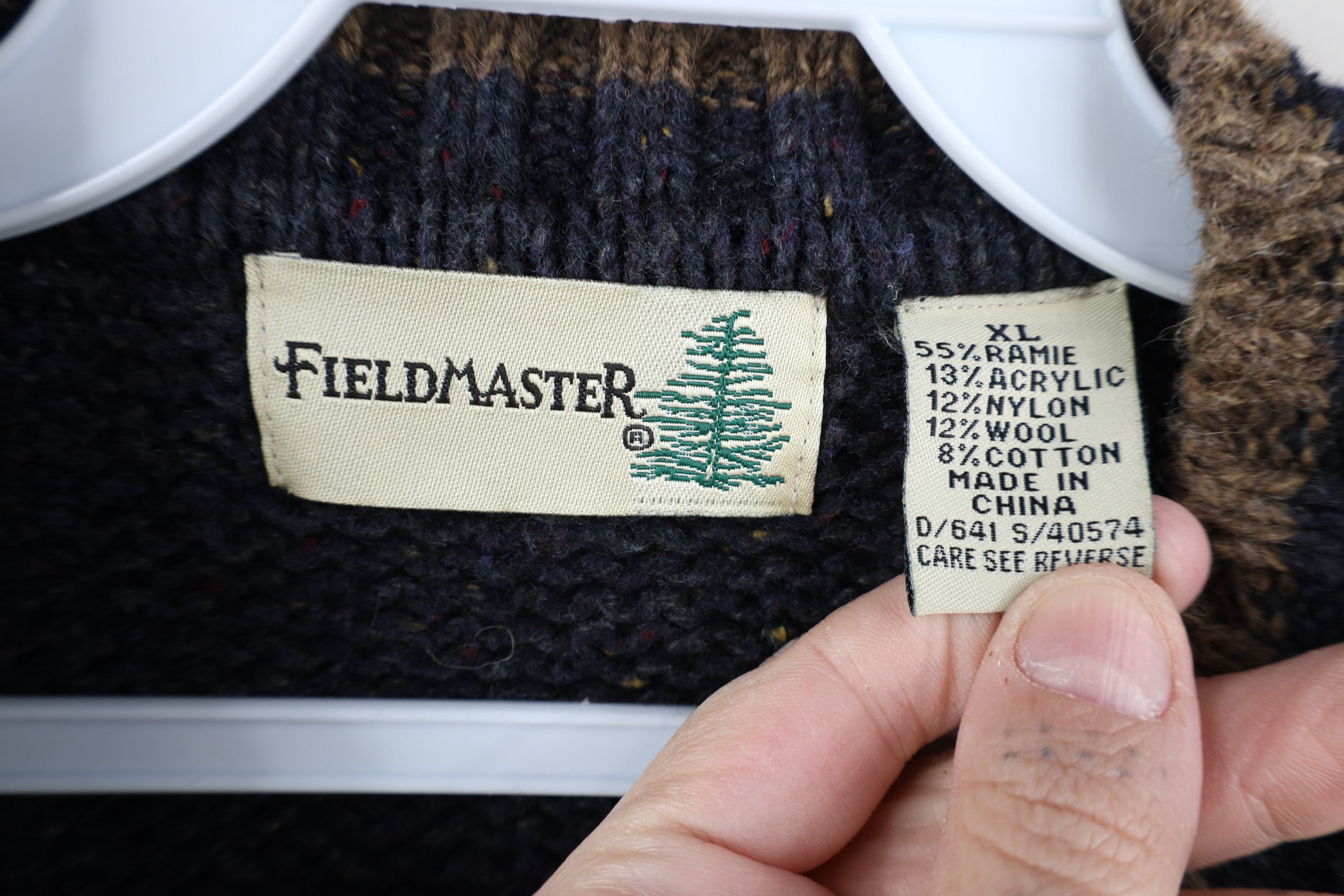 Vintage Vintage 90s Streetwear Wool Blend Knit Fair Isle Sweater Size US XL / EU 56 / 4 - 8 Thumbnail