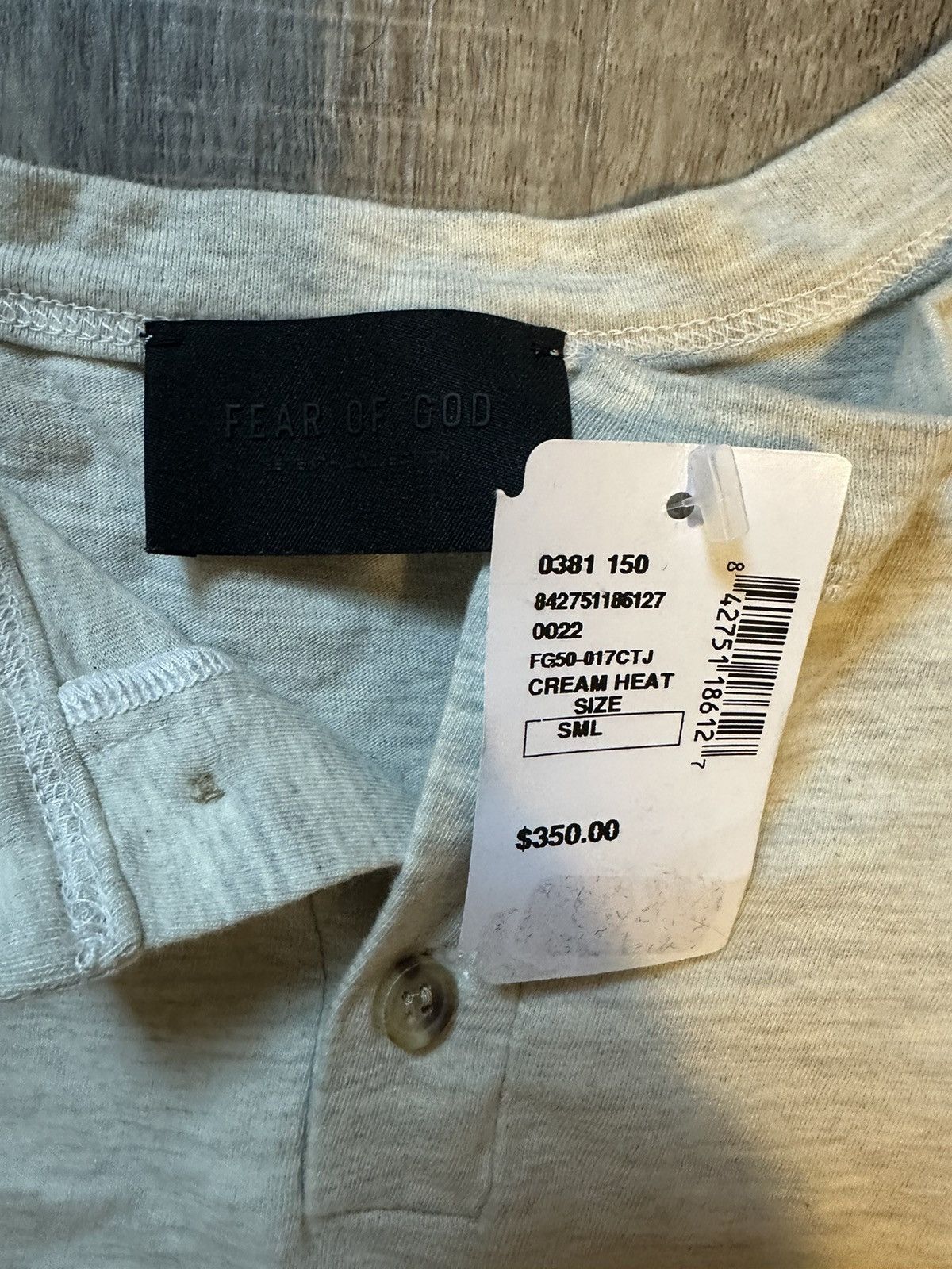 Fear of God Fear of God 7th Collection American All-Stars Henley Tee Size US S / EU 44-46 / 1 - 3 Thumbnail
