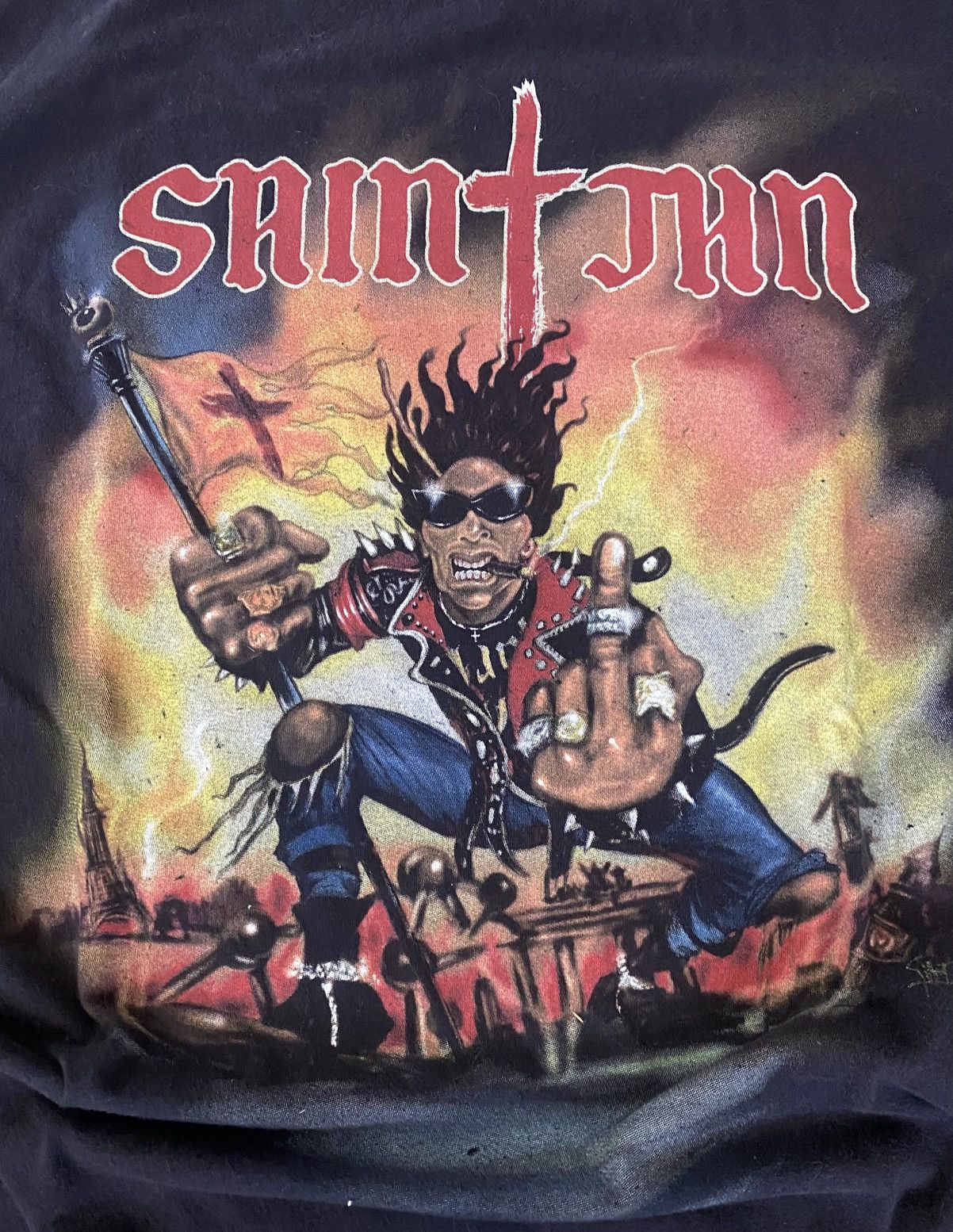 Rap Tees Saint Jhn Tour Tee Size US XL / EU 56 / 4 - 2 Thumbnail