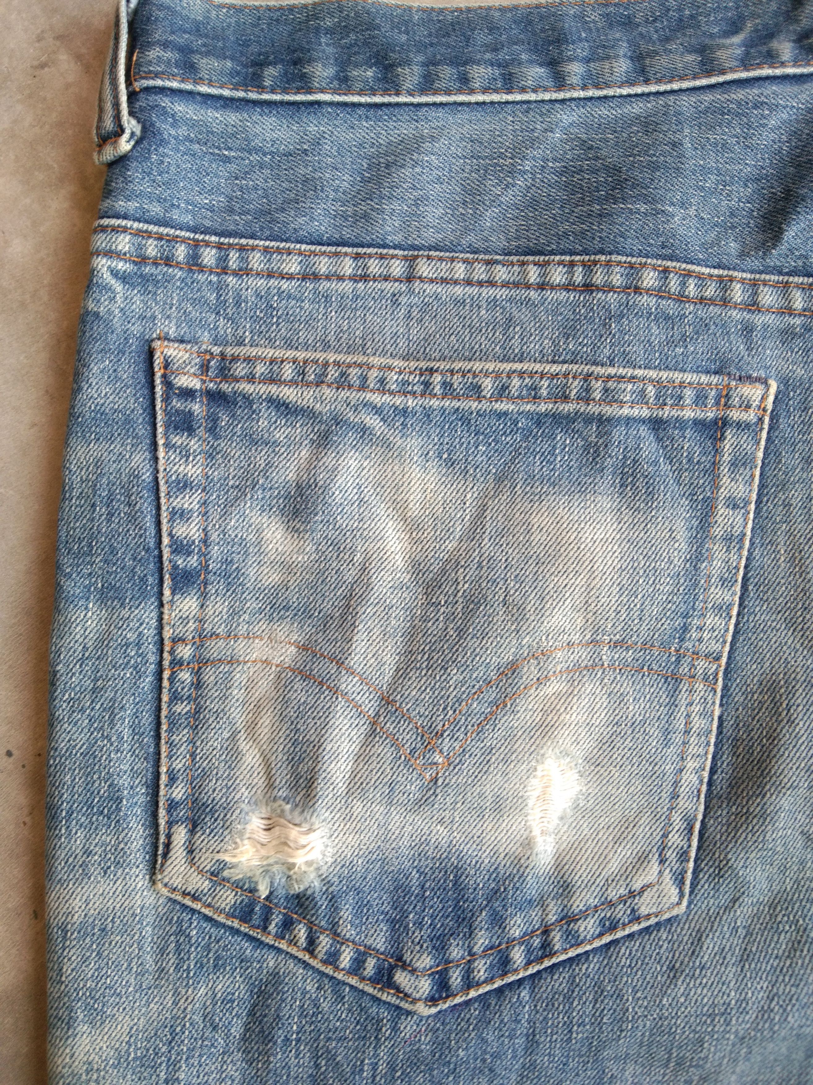 Levi's 70s Vintage Levi's 517 Button No 2 Talon 42 USA Zipper 36x30 Size US 36 / EU 52 - 3 Thumbnail