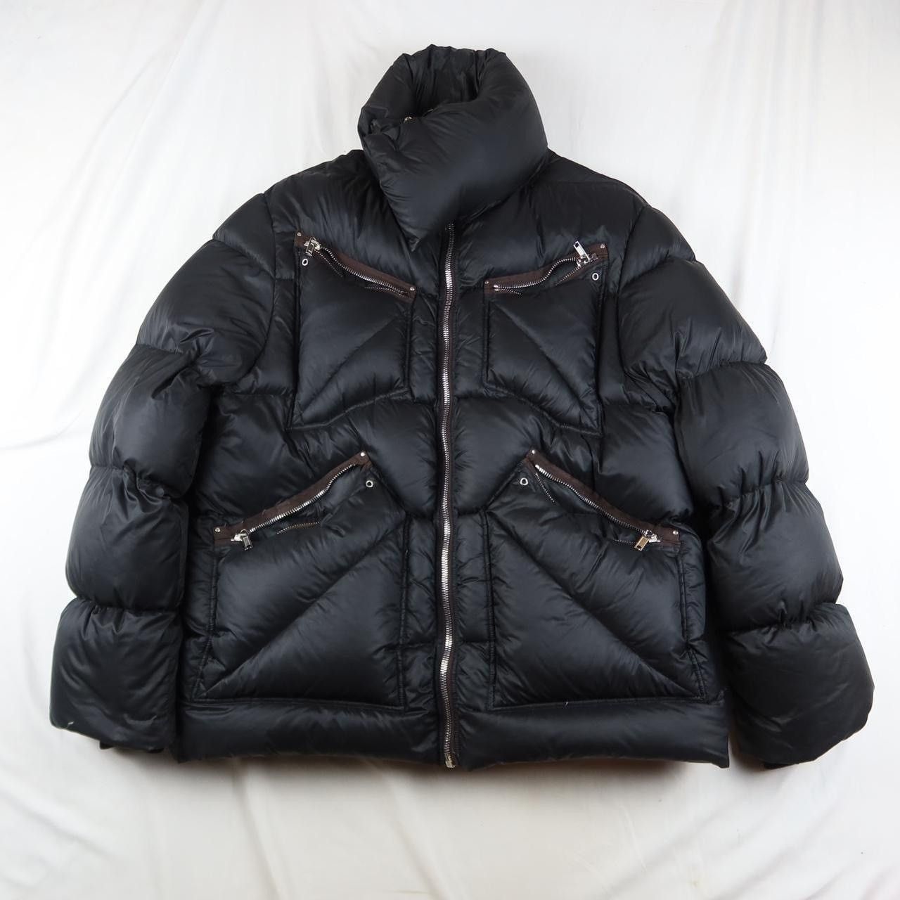 Rick Owens Black Jumbo Tatlin Leather Jacket Rick Owens