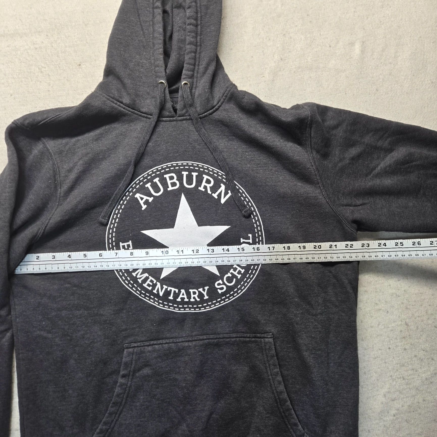Vintage Auburn Elementary School Radford Virginia VA Jacket Hoodie Sweater Unbranded Unisex Adults L Gray Canvas Logo Pullover School College University 90s? Size US L / EU 52-54 / 3 - 4 Thumbnail