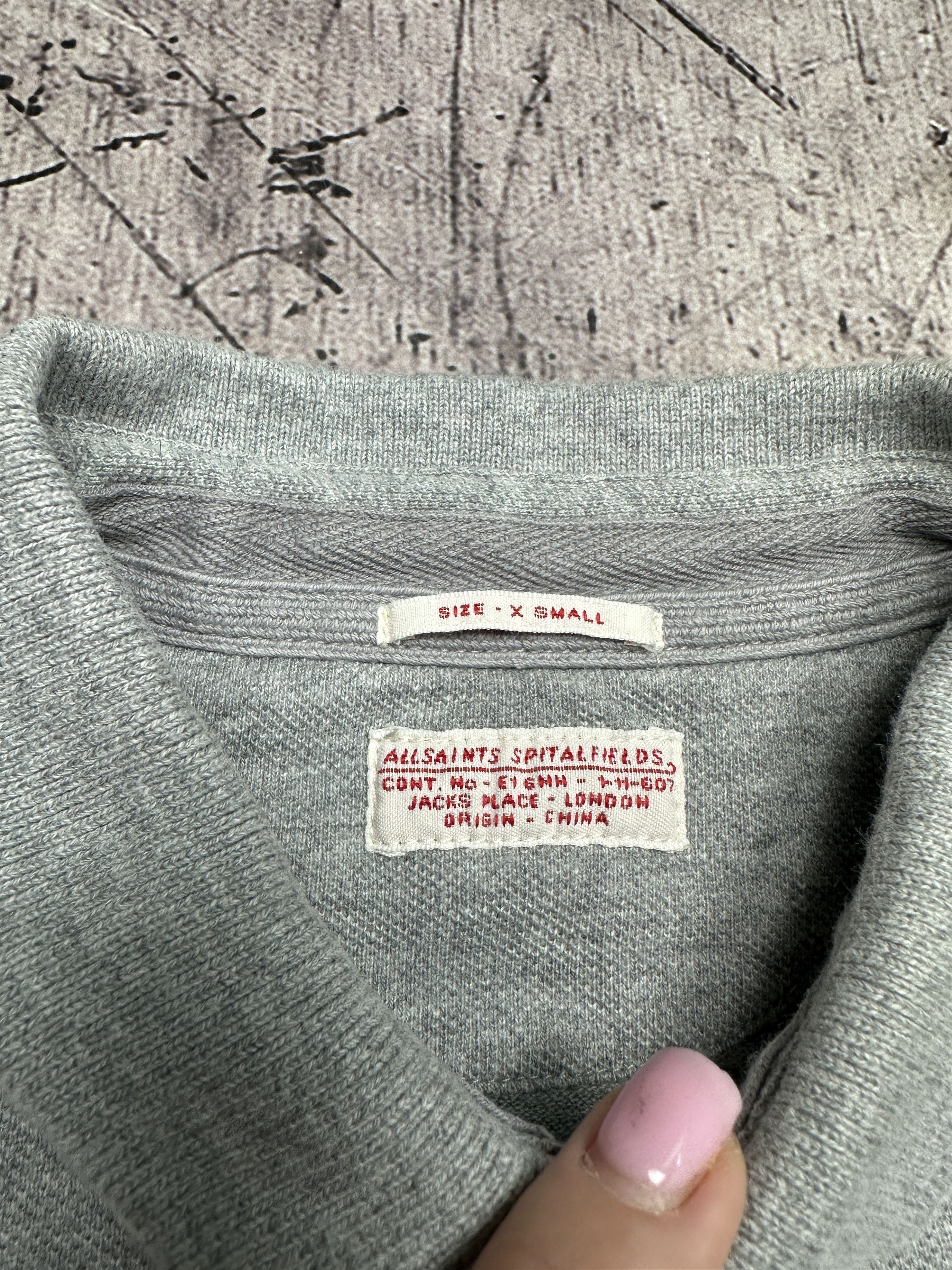 Allsaints Allsaints Mens Sandringham Long Sleeve Polo Shirt Size US XS / EU 42 / 0 - 4 Thumbnail