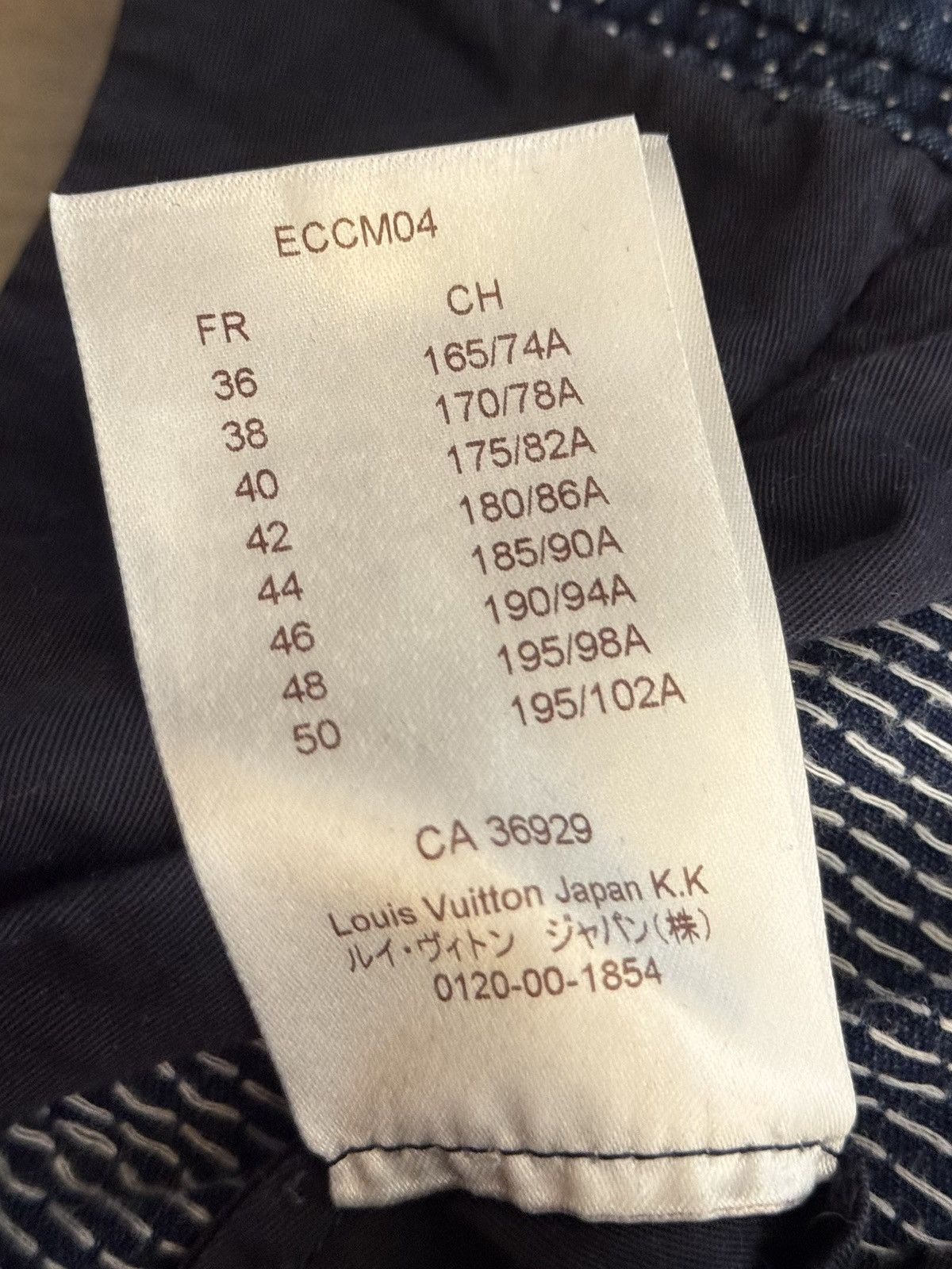 Louis Vuitton Louis vuitton cropped jacquard denim pants 48 men XXL Size US 42 / EU 58 - 3 Thumbnail