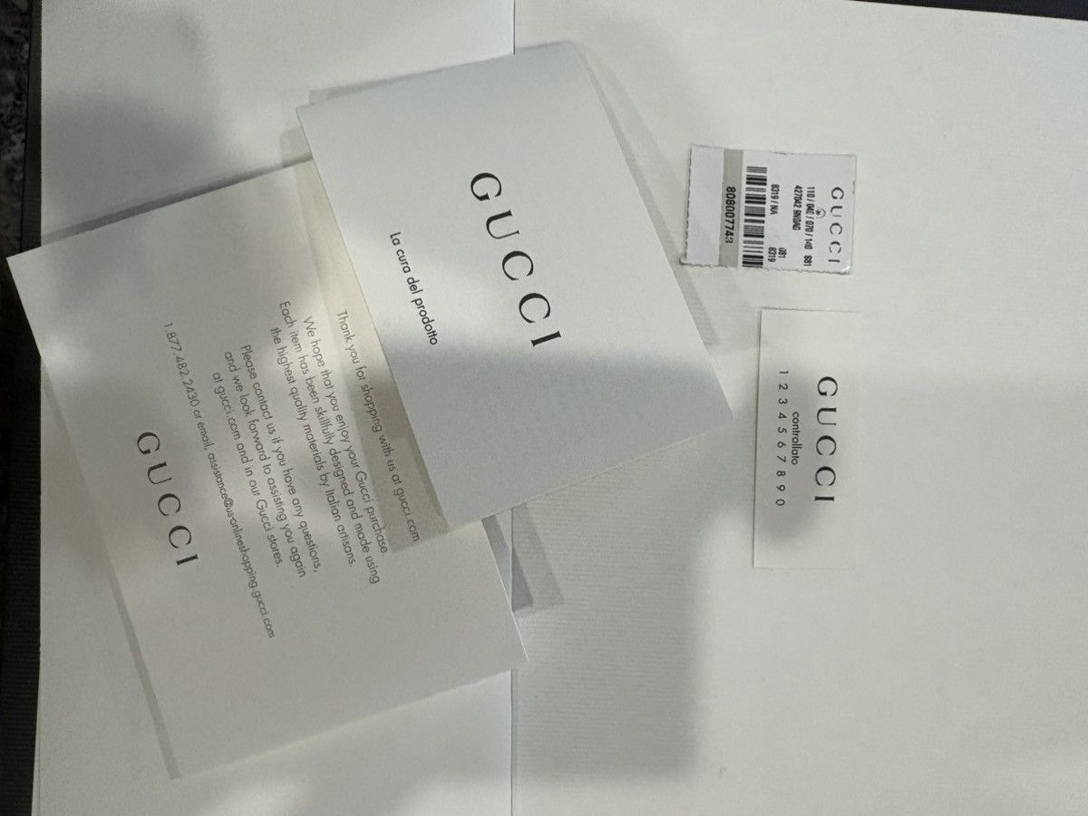 Gucci Black GG Supreme Canvas Bee Backpack Size ONE SIZE - 12 Thumbnail