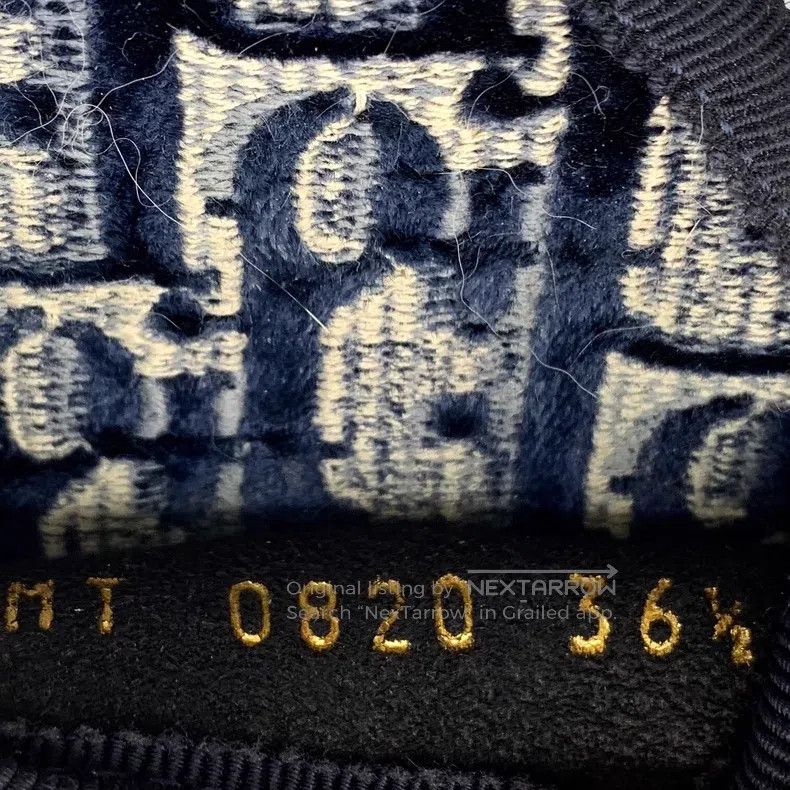 Dior Dior Dark blue logo jacquard full print casual flat one-wo Size US 6 / IT 36 - 6 Thumbnail