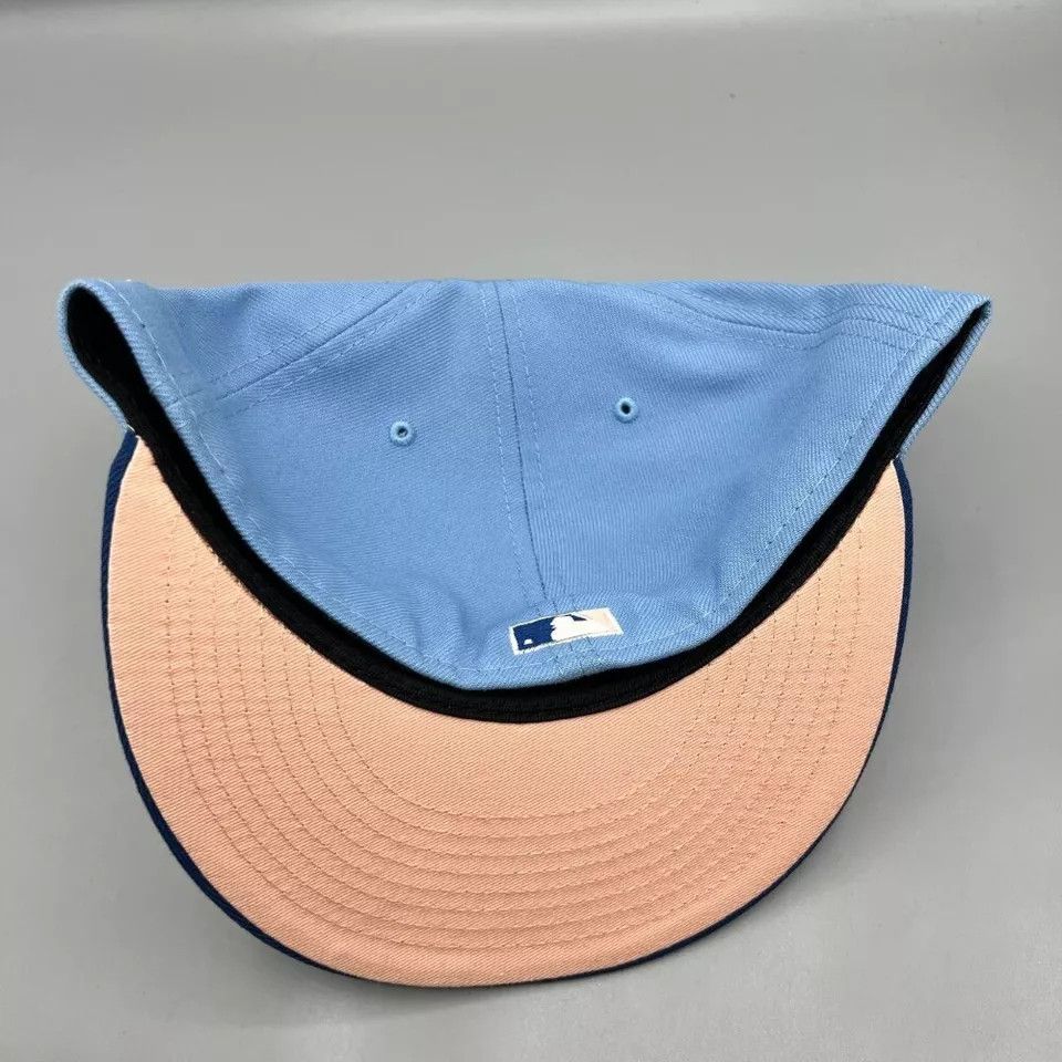 New Era Toronto Blue Jays Hat Men 7 5/8 59Fifty New Era Fitted Cap Size ONE SIZE - 5 Thumbnail