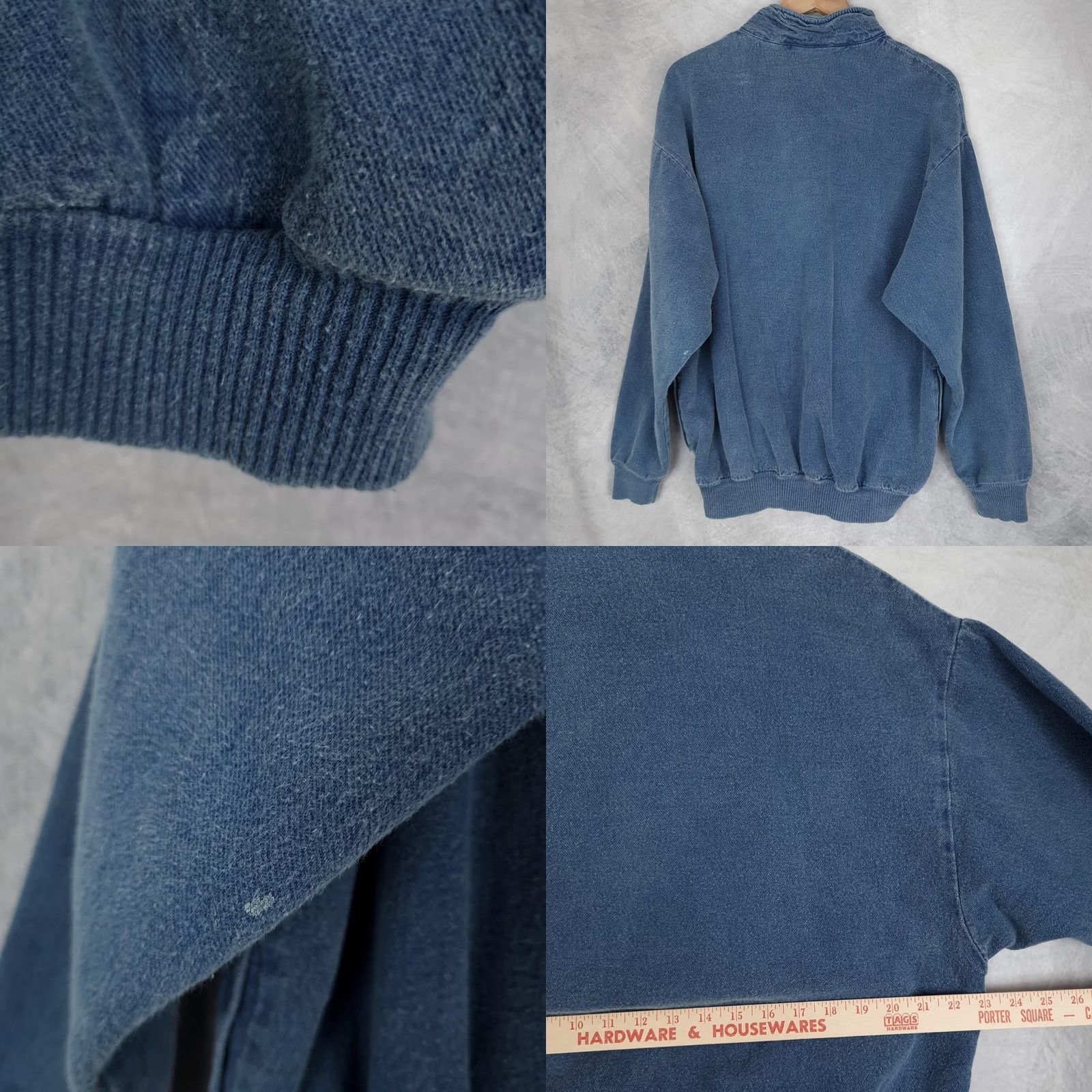 Vintage VINTAGE Maui Sweatshirt Mens Large Blue Hawaii World Regatta Pullover Knit Cotton Graphic Print 90s Mens Size US L / EU 52-54 / 3 - 9 Thumbnail