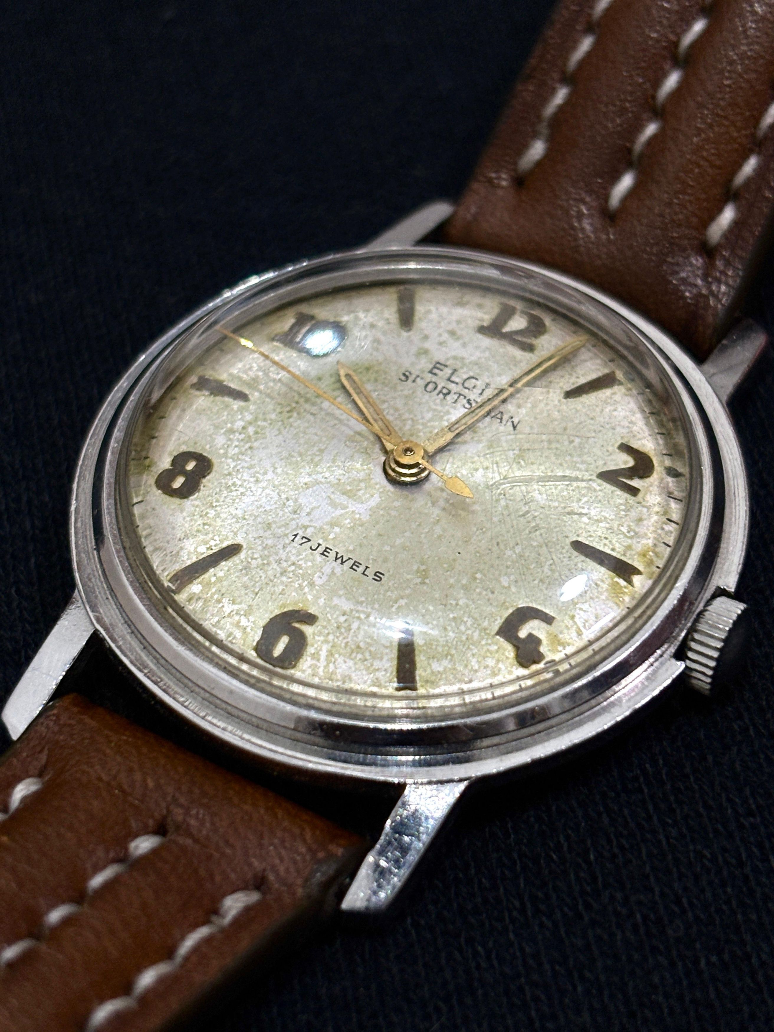 Vintage Vintage Watches Elgin Sportman 17 Jewels Self-Winding Size ONE SIZE - 2 Thumbnail