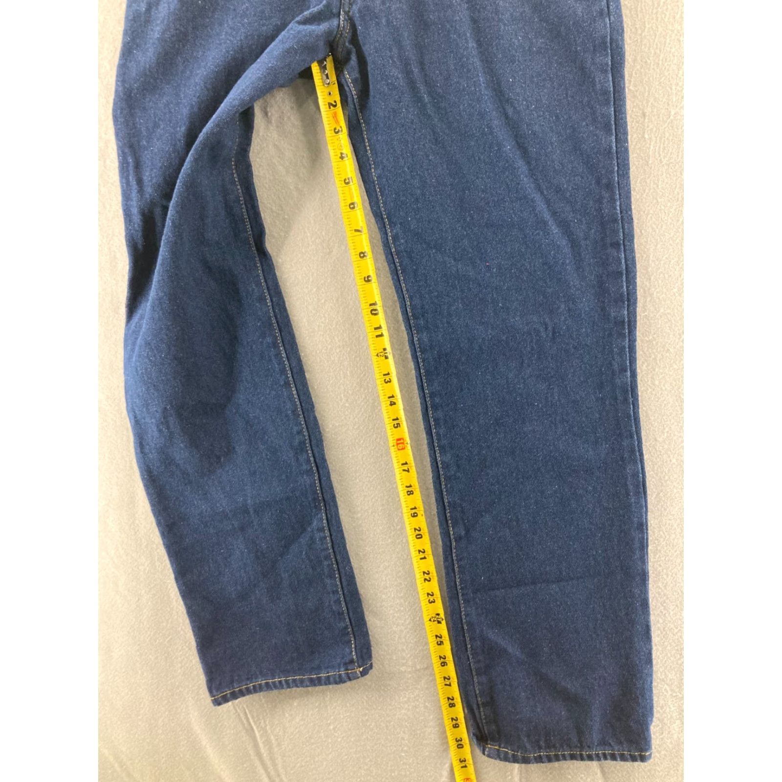 Vintage Real Ranch Jeans Mens 32x32 Blue - Jeans - Men - Regular - 32 - Blue - 5-Pocket Design - Denim - Straight - 90s - Logo - Vintage No Size US 32 / EU 48 - 3 Thumbnail
