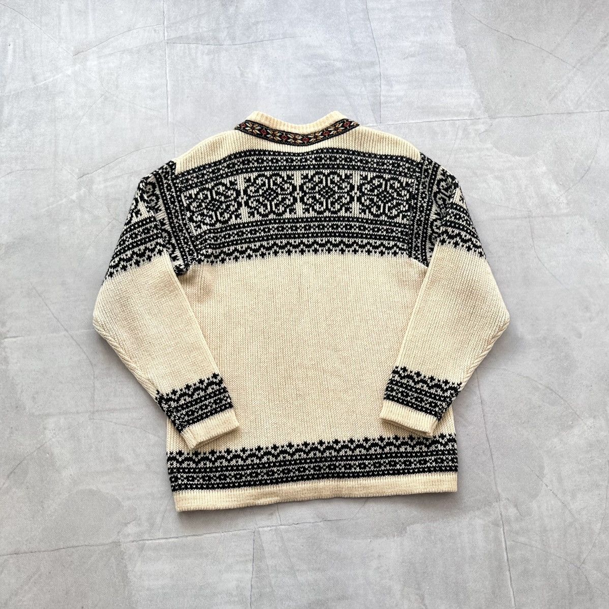 Dale Of Norway 80s 90s Nordic Pattern Knit Cardigan Vintage Dale Of Norway Size US L / EU 52-54 / 3 - 12 Thumbnail