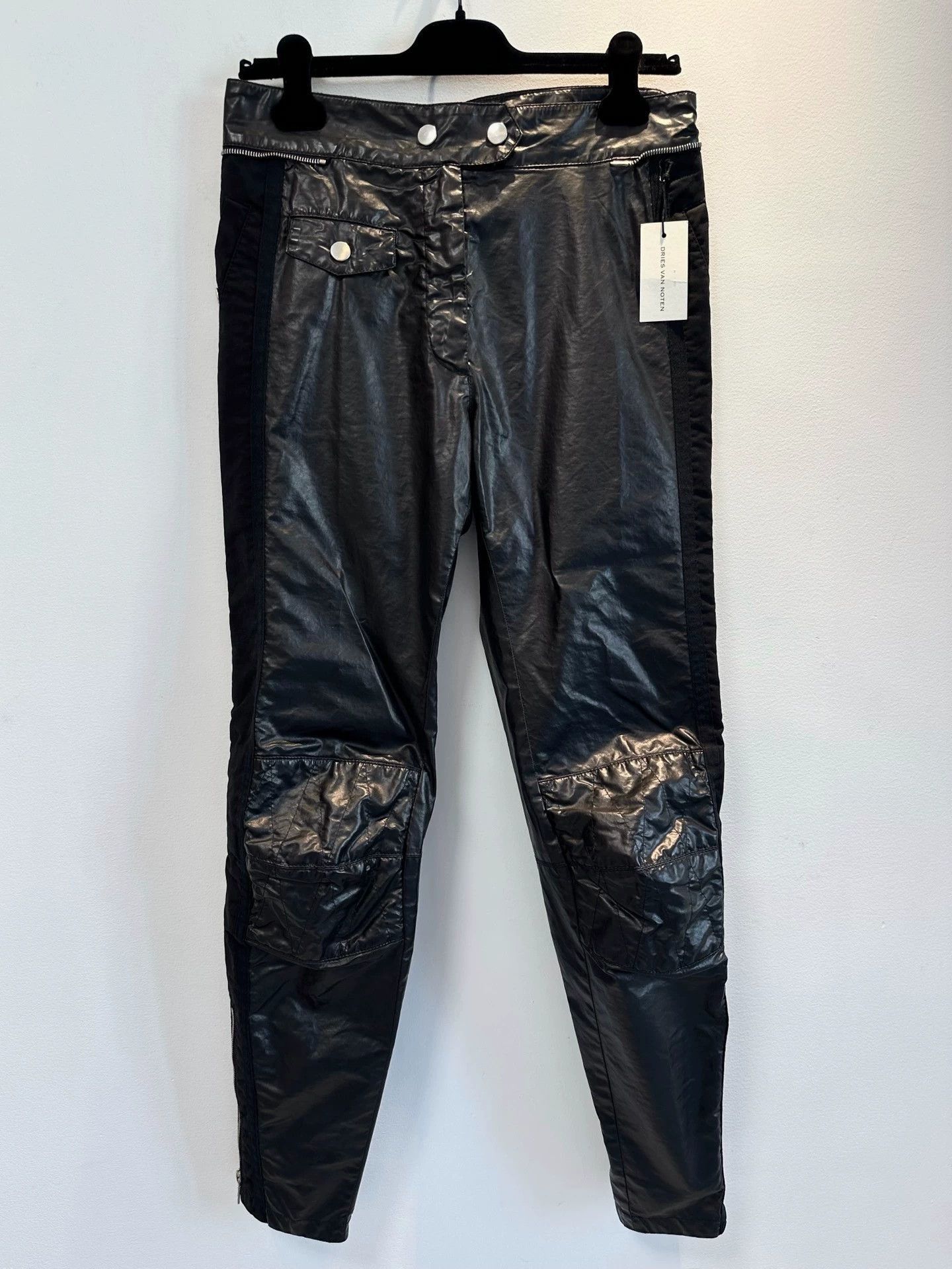Dries Van Noten Dries Van Noten Dries van noten Motorcycle leather pants-2 Size US 36 / EU 52 - 1 Thumbnail