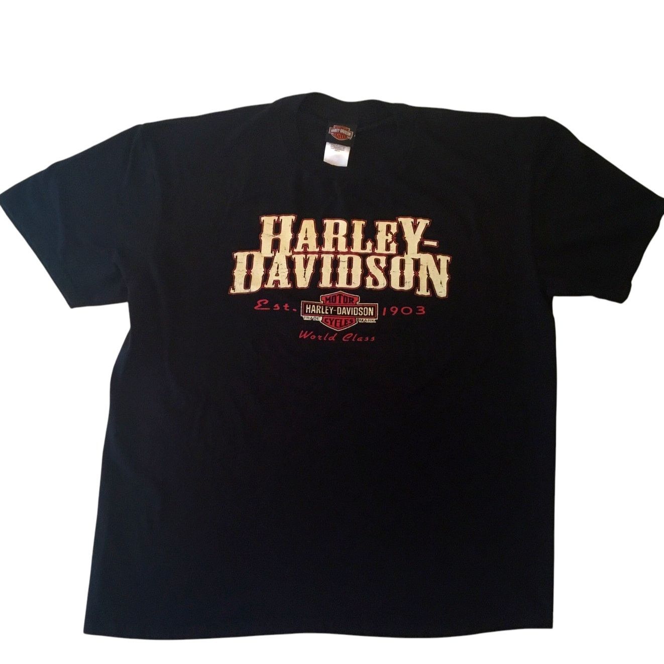 Harley Davidson Harley Davidson XL T-Shirt Vintage Jamestown NY World Class Size US XL / EU 56 / 4 - 3 Thumbnail