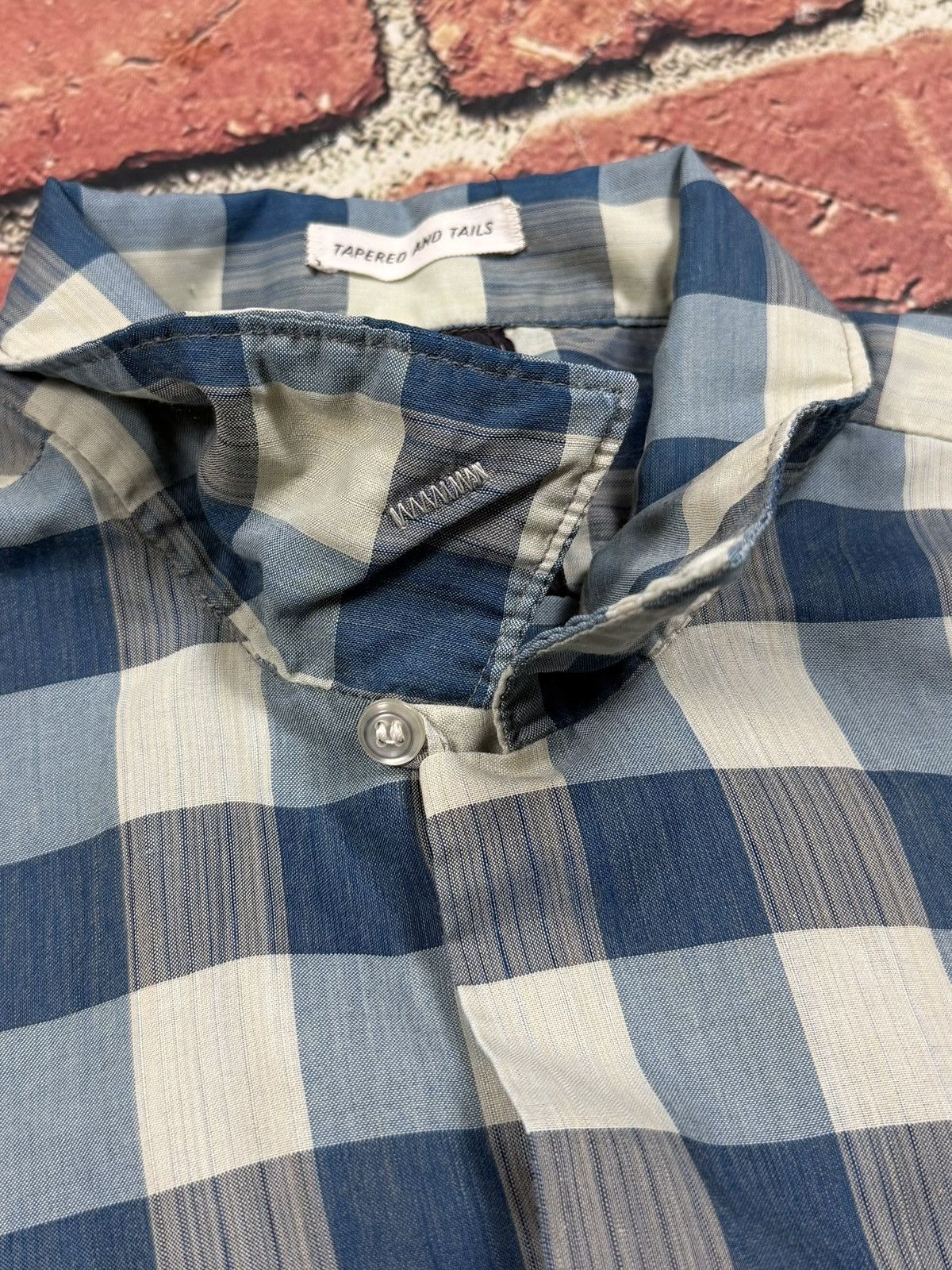 Sears Vintage 60s 70s Sears Premiere Loop Collar Plaid Shirt Size US L / EU 52-54 / 3 - 7 Thumbnail