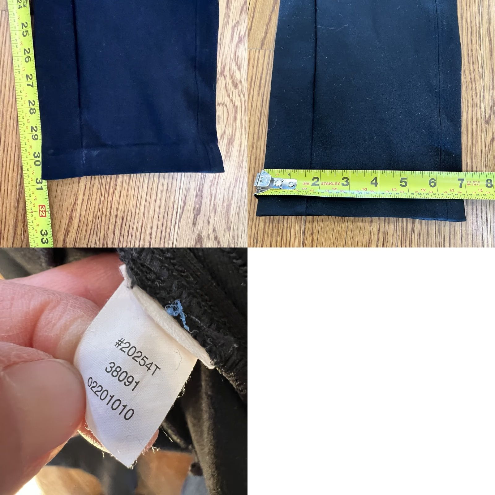 Spanx SPANX The Perfect Pant Black Ponte Knit High Waisted Straight Leg Size M Tall Pants Women's Slim Shaping Pockets Workwear Professional Size 32" / US 10 / IT 46 - 8 Thumbnail