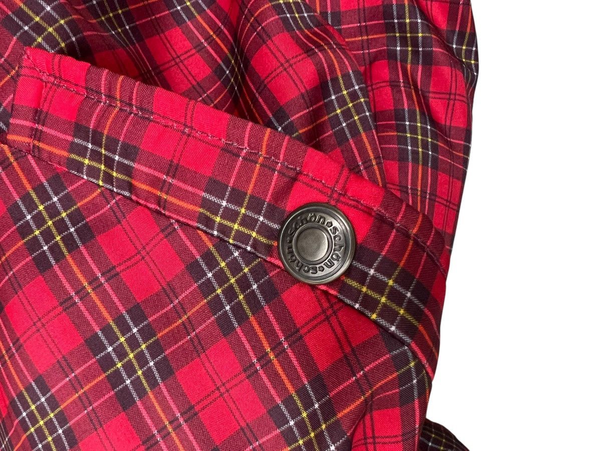 Mila Schon Vintage 80s 90s Mila Schon Red Tartan Bomber Jacket Size US XL / EU 56 / 4 - 19 Thumbnail
