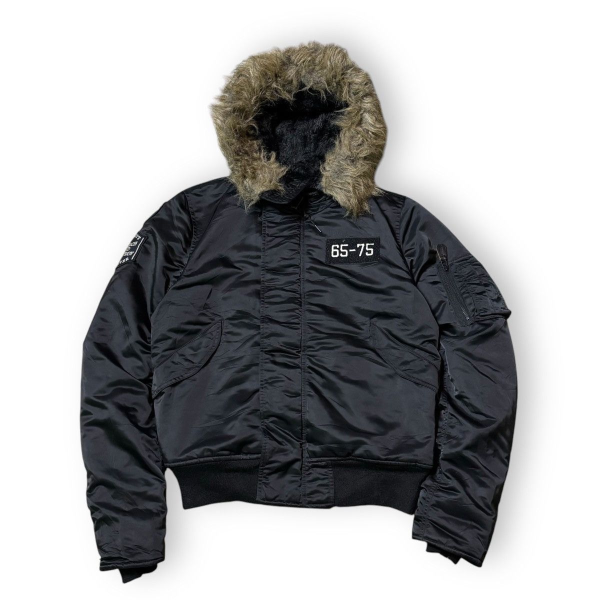 Hysteric Glamour × If Six Was Nine × Le Grande Bleu (L.G.B.) Hysteric Glamour Ifsixwasnine LGB Style fur jacket Y2K japan Size US M / EU 48-50 / 2 - 5 Thumbnail