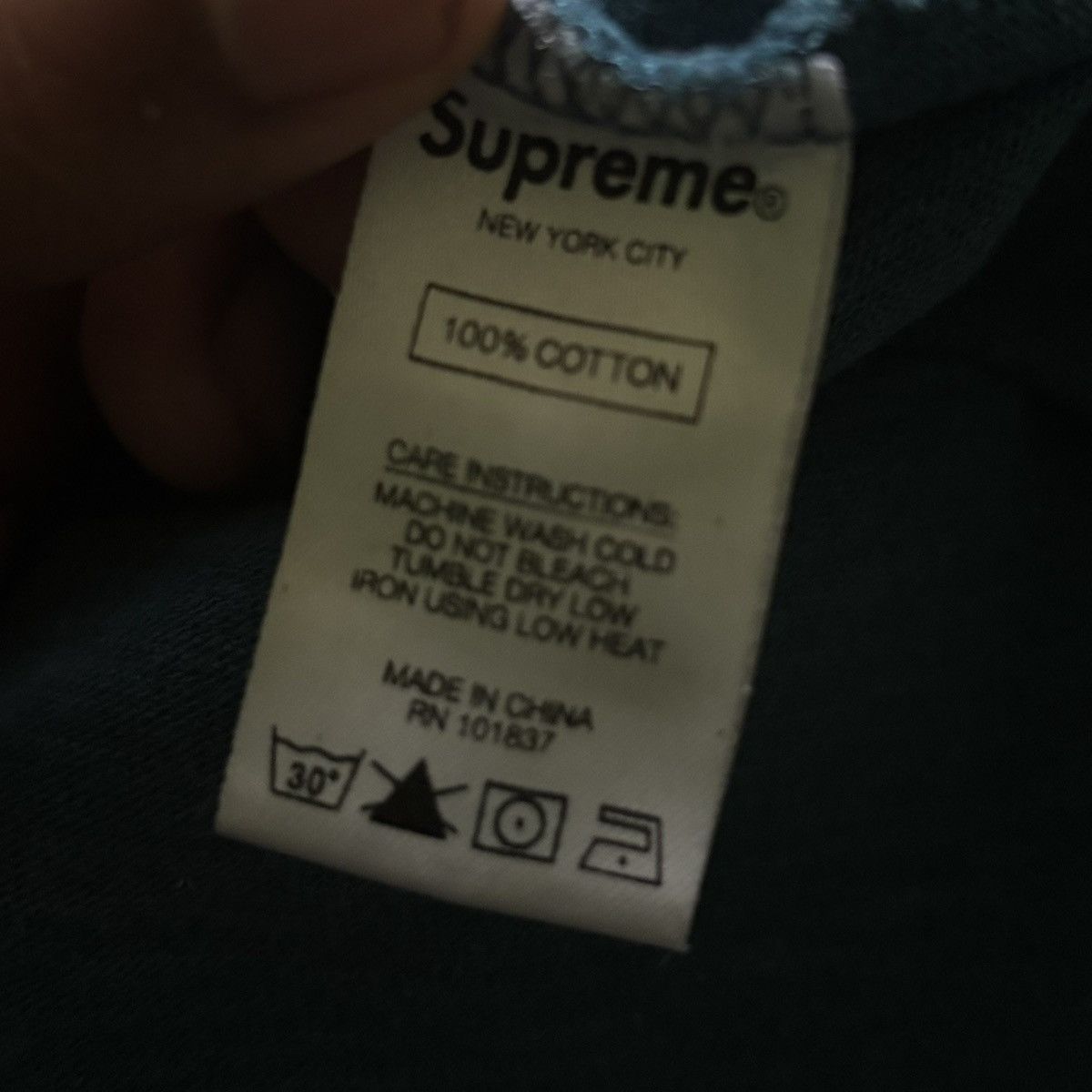 Designer × Supreme Supreme Forrest Green Short Sleeve T-Shirt (Size Large) Size US L / EU 52-54 / 3 - 5 Thumbnail