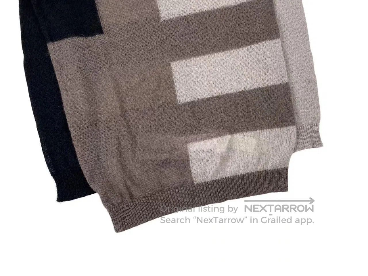 Rick Owens Rick Owens 22FW Striped Cashmere Sweater. Size US M / EU 48-50 / 2 - 4 Thumbnail