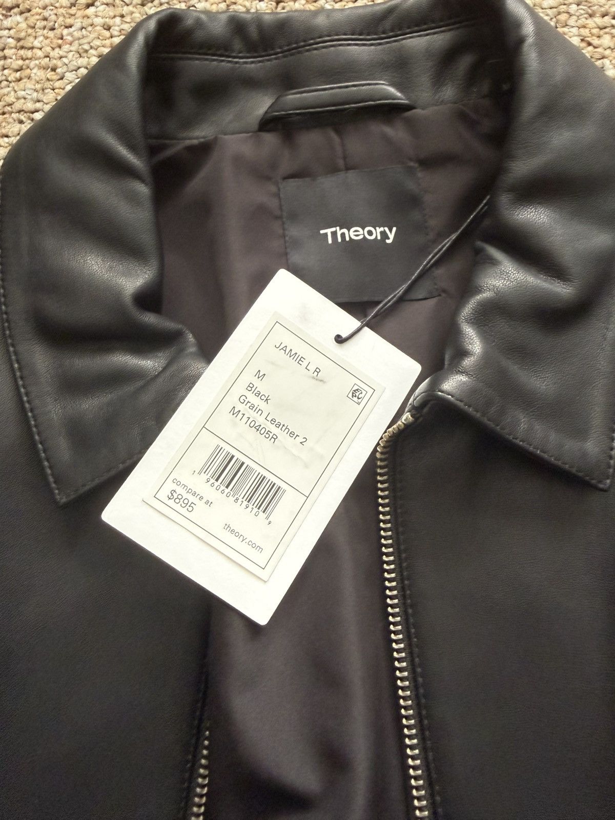 Theory Theory black grain leather jacket Size US M / EU 48-50 / 2 - 4 Thumbnail