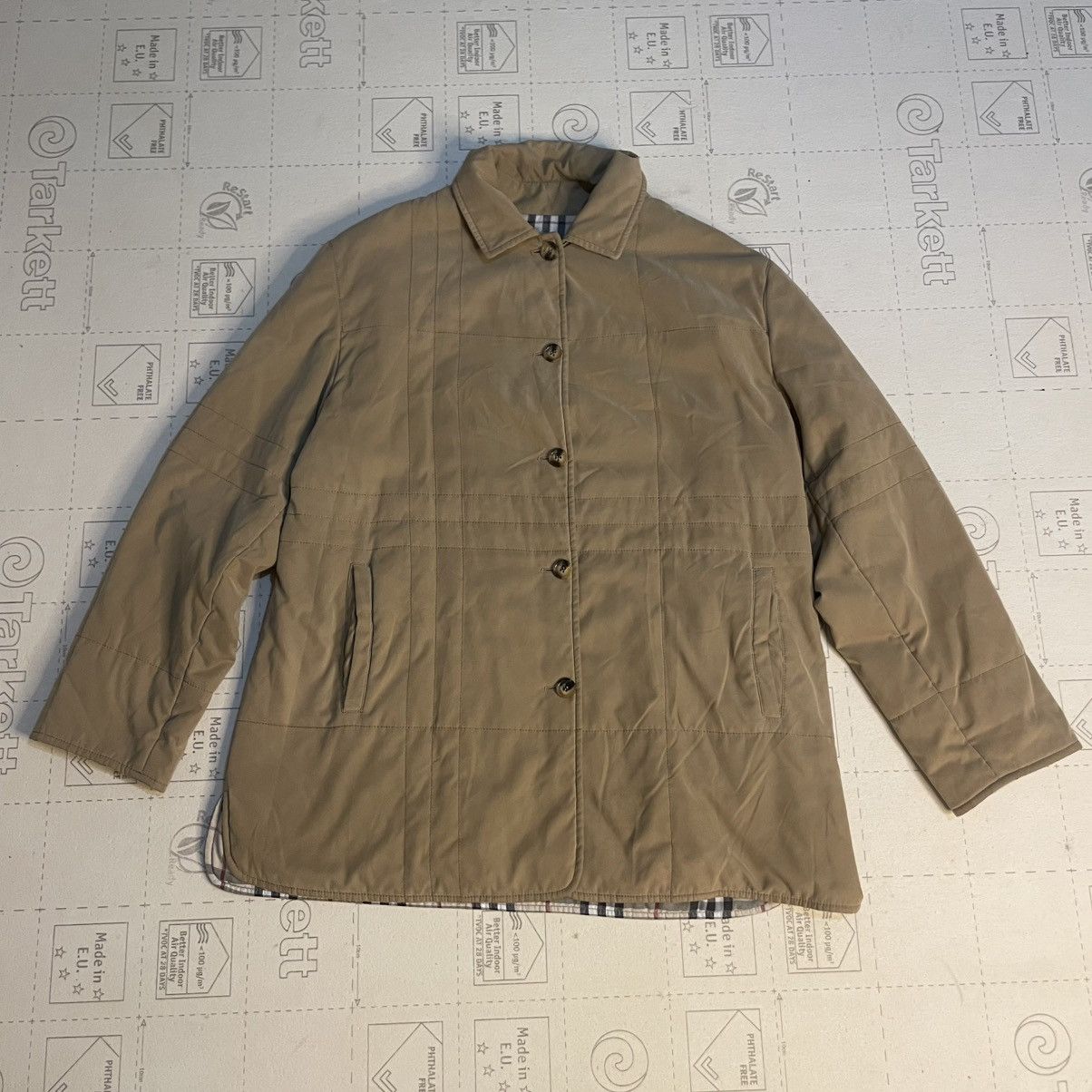 Burberry Burberry Quilted VINTAGE Jacket Nova check Diamond women's Size L / US 10 / IT 46 - 2 Thumbnail