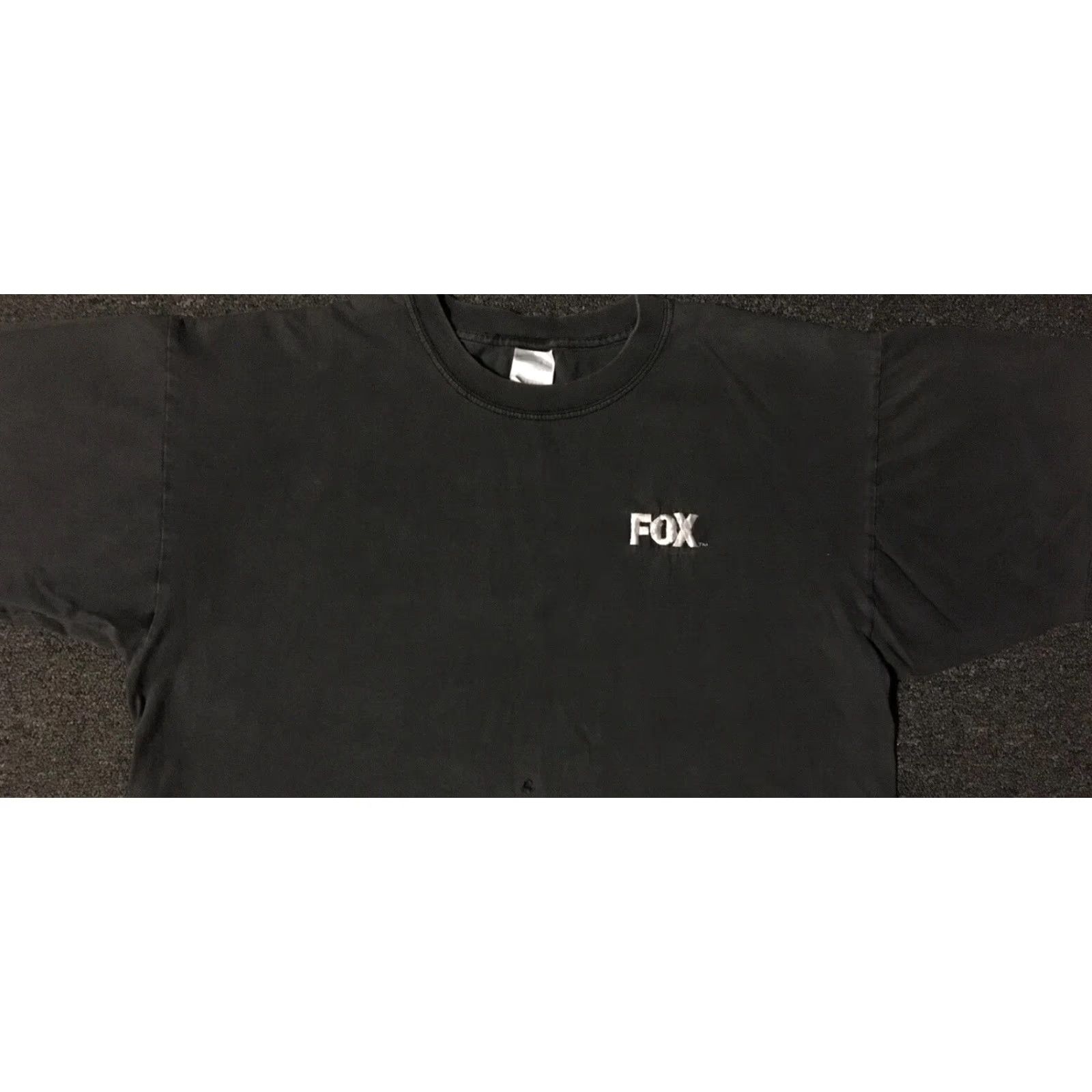Vintage Vtg FOX TV Network Faded Distress Promo Shirt XL Show Movie NYC Grunge Skate 90s Size US XL / EU 56 / 4 - 5 Thumbnail