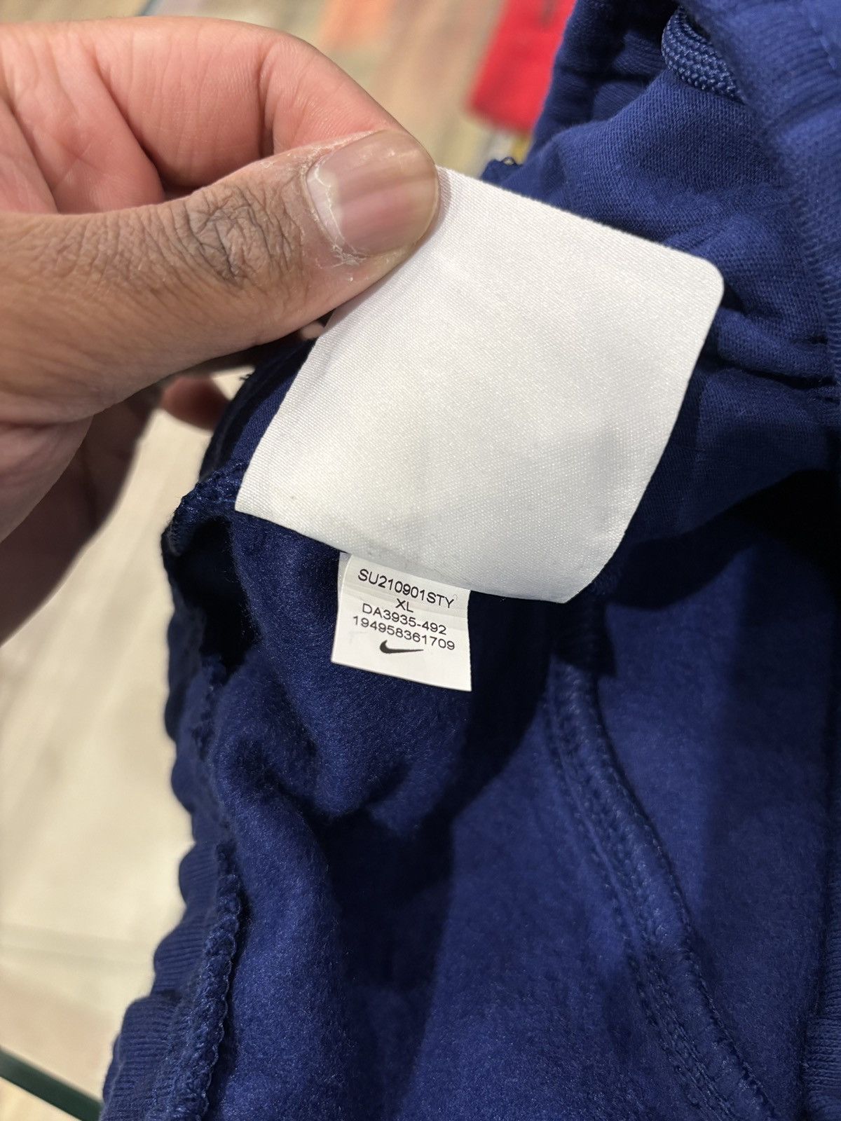 NOCTA × Nike Nike x Drake NOCTA Cardinal Stock Fleece Pants Navy Size: XL Size US 36 / EU 52 - 7 Thumbnail