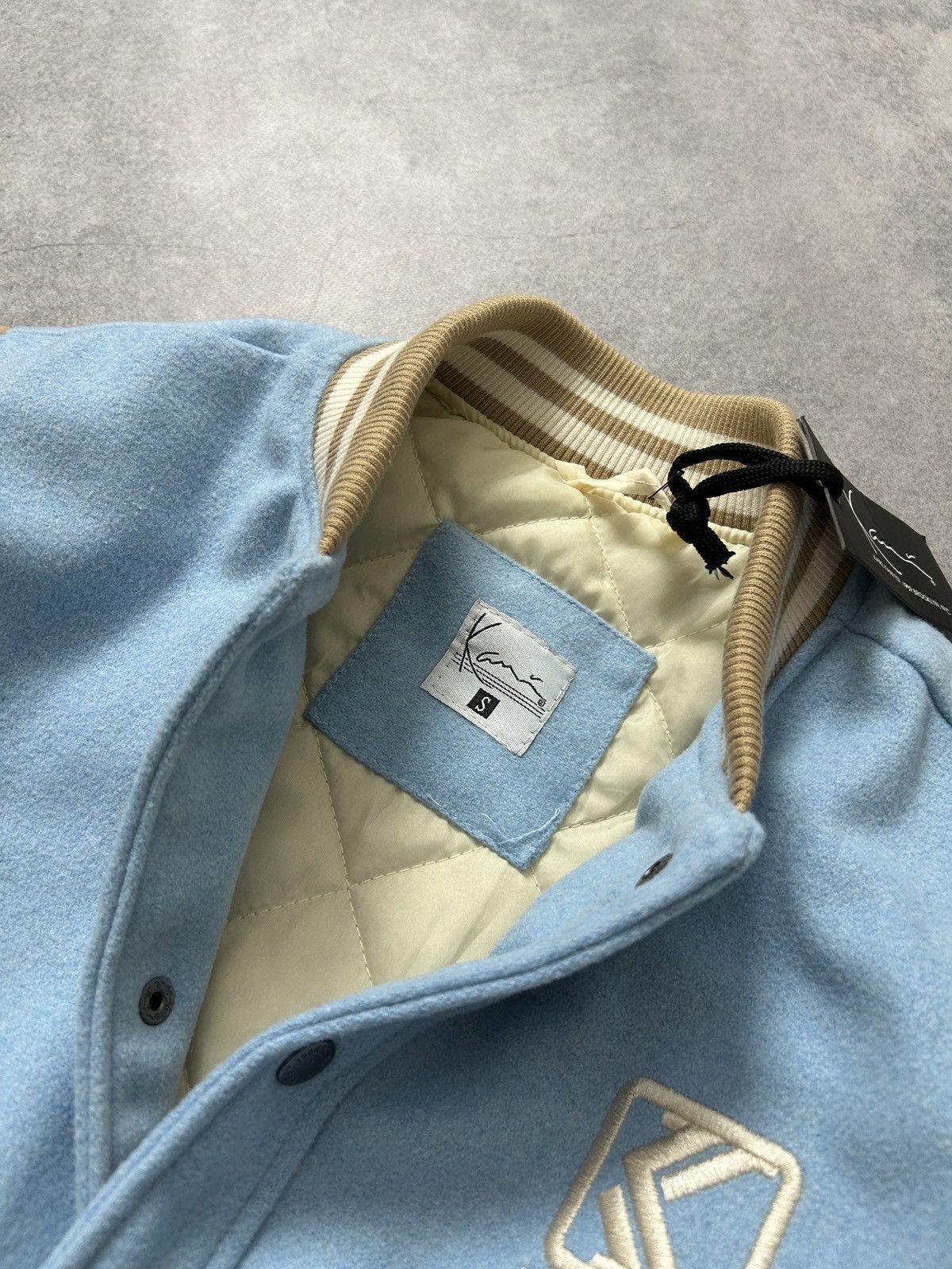 Karl Kani Karl Kani big logo jacket mens light/blue OG size S Size US M / EU 48-50 / 2 - 7 Thumbnail