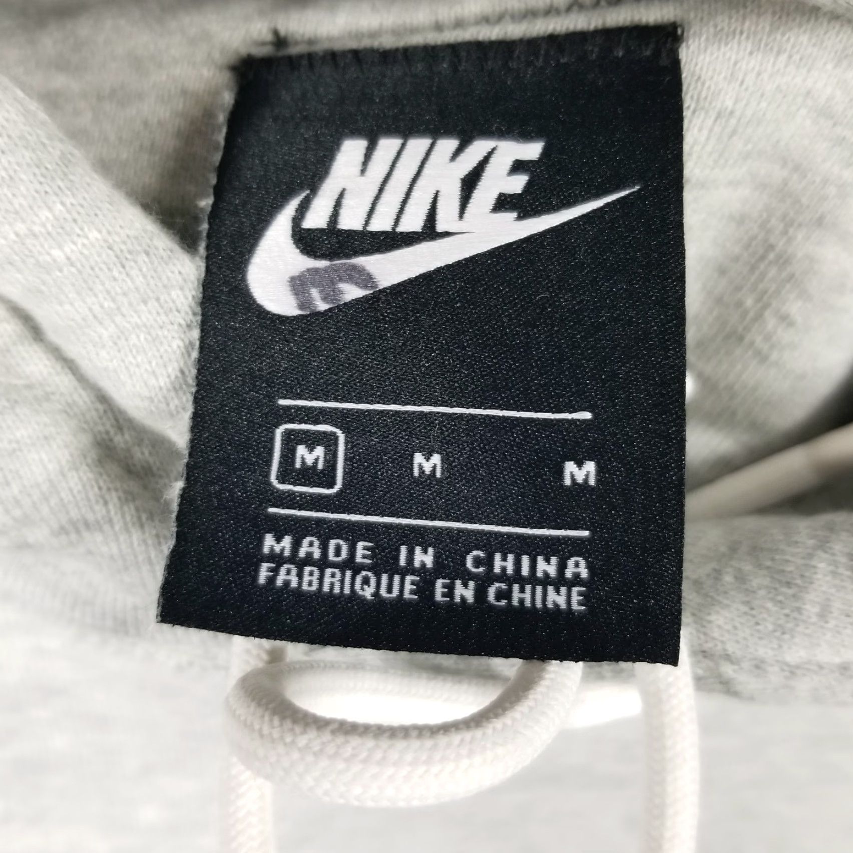 Nike Nike Hoodie Mens M Gray Nike Sportswear Pullover Hooded Sweatshirt - 90s? (No, skip decade) Size US M / EU 48-50 / 2 - 3 Thumbnail