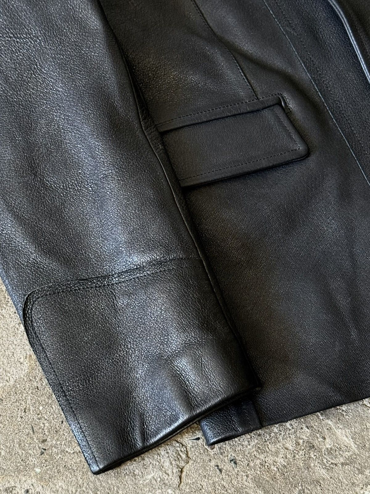 Comme des Garcons Comme Des Garcons Homme - 2007 - Pig Skin Leather Blazer Size US L / EU 52-54 / 3 - 4 Thumbnail