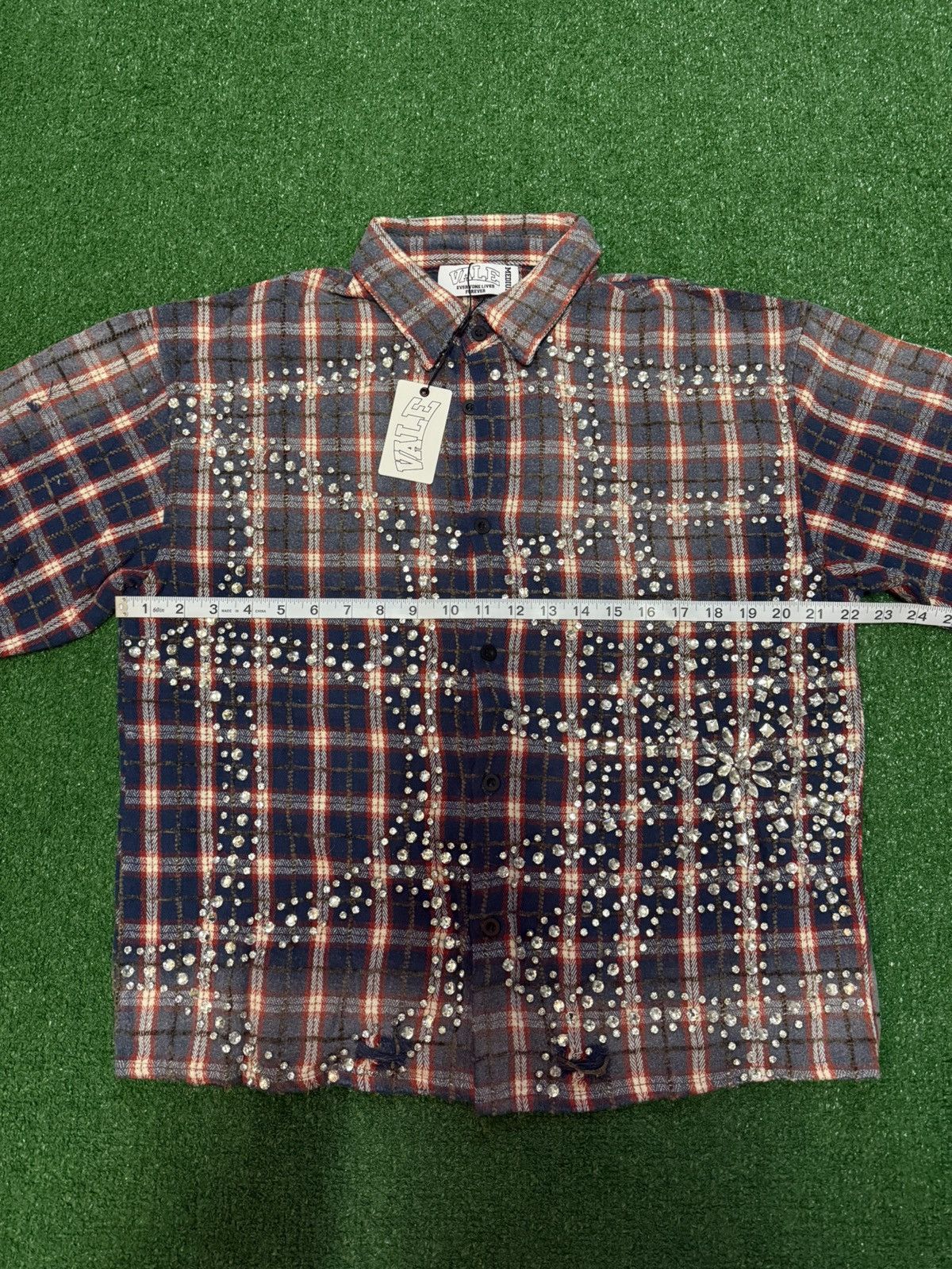 Vale Vale Spiderweb Crystal Flannel Size US M / EU 48-50 / 2 - 5 Thumbnail