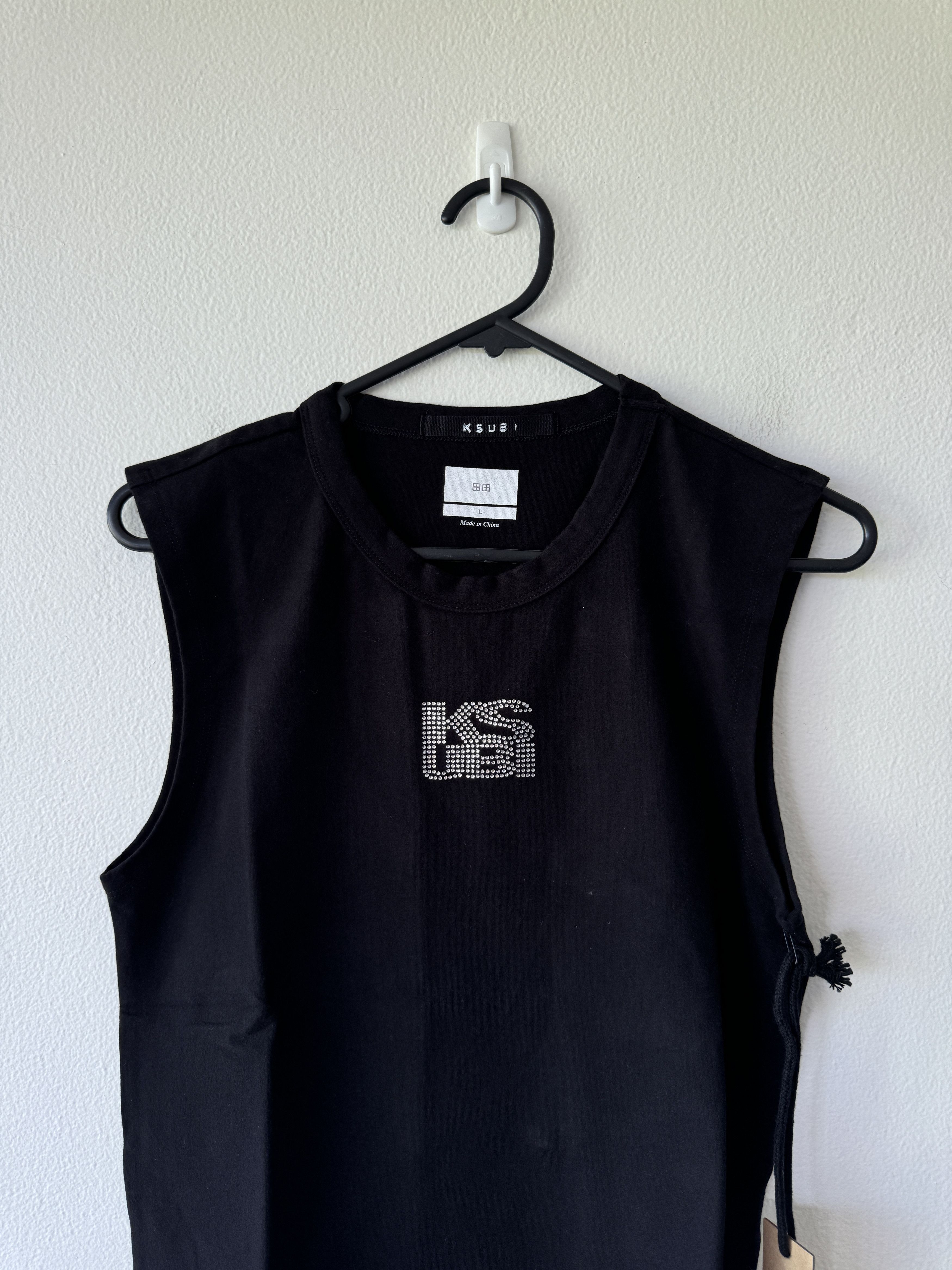 Ksubi - Message Print Sleeveless Tee