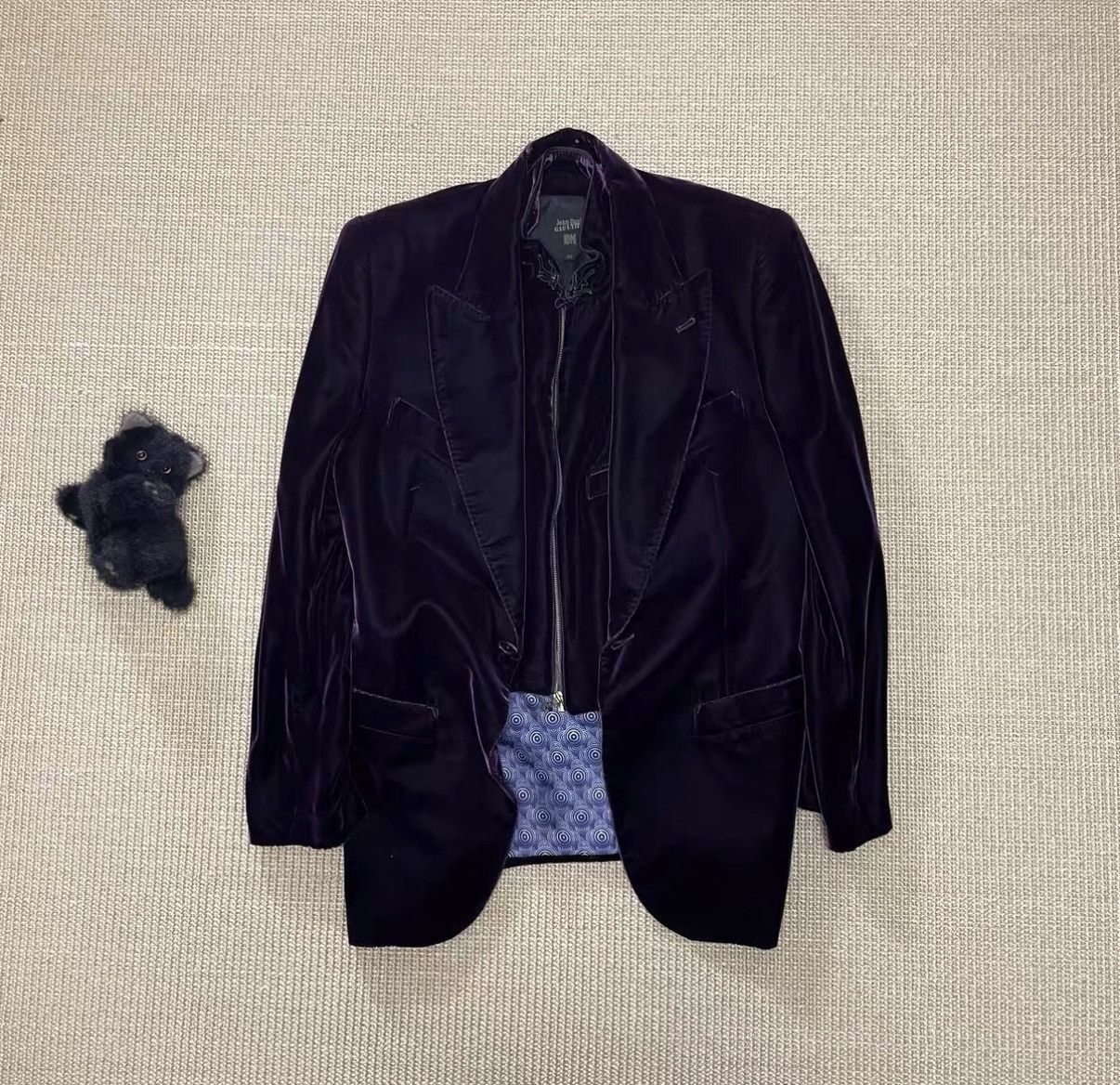 Jean Paul Gaultier Jean Paul Gaultier Velvet Waistcoat J29 Size US M / EU 48-50 / 2 - 8 Thumbnail