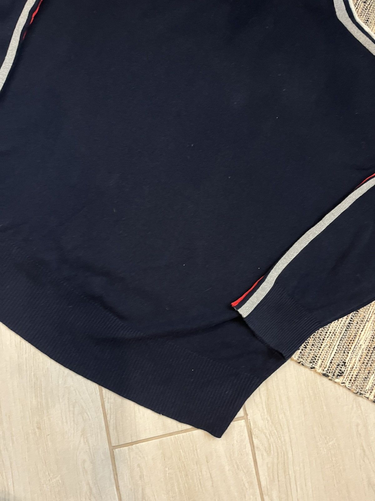 Tommy Hilfiger Vintage Tommy Hilfiger Sweater Oversize navy minimalistic Size US XL / EU 56 / 4 - 12 Thumbnail