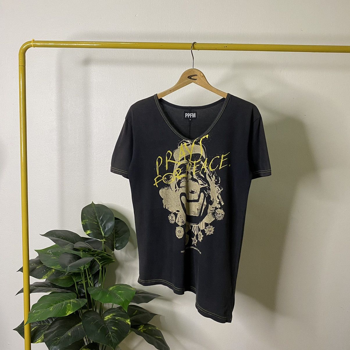 PPFM Pray For Peace Seditionaries Cyber Gothic Punk Tee