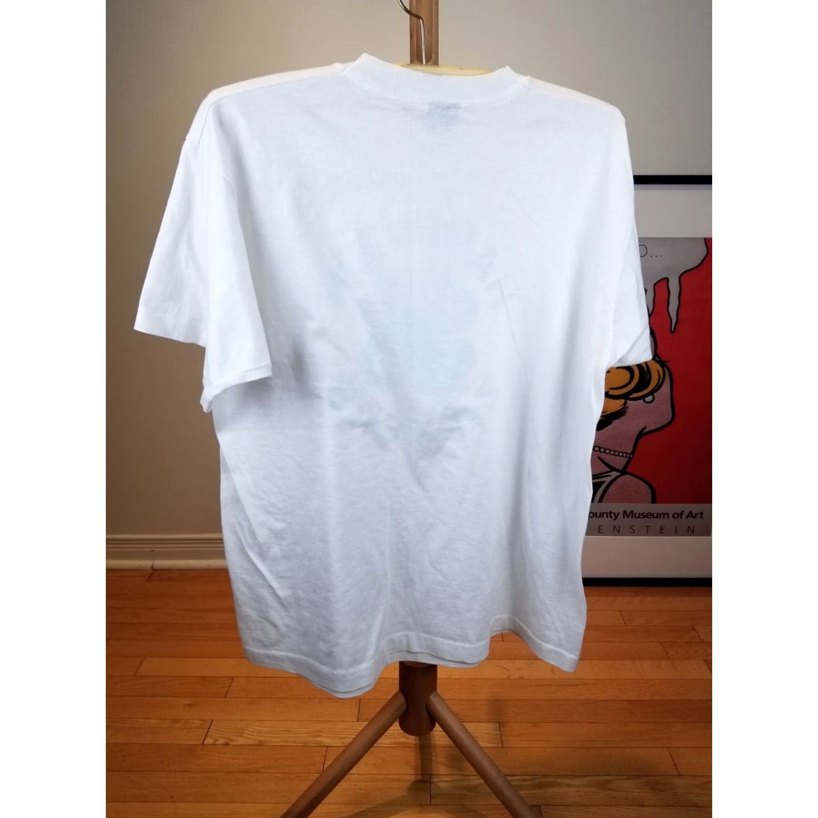 Vintage VINTAGE 90' HARRISON ZIPPERS WHITE SINGLE STITCH 50/50 T-SHIRT SZ XLARGE Size US XL / EU 56 / 4 - 8 Thumbnail