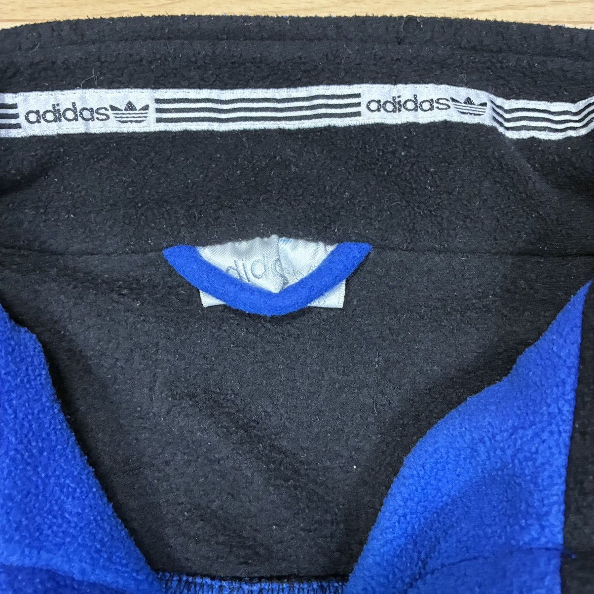 Adidas Mens Adidas Vintage 90s Fleece Jacket Size L Size US L / EU 52-54 / 3 - 4 Thumbnail