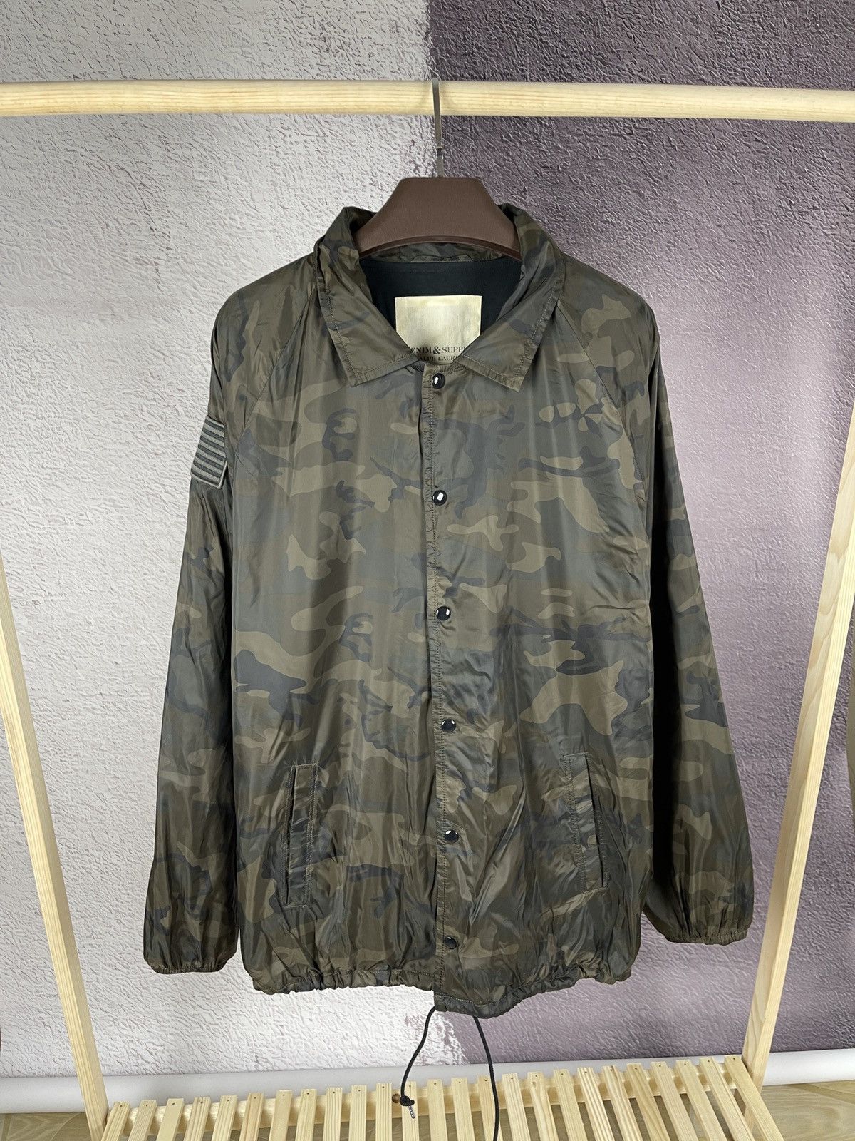 Denim & Supply Ralph Lauren Denim & Supply Ralph Lauren camouflage nylon coach jacket Size US XXL / EU 58 / 5 - 1 Thumbnail