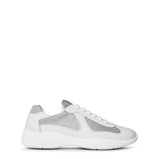 Prada Men'S Americas Cup Leather Prada Trainers Size US 10 / EU 43 - 1 Thumbnail