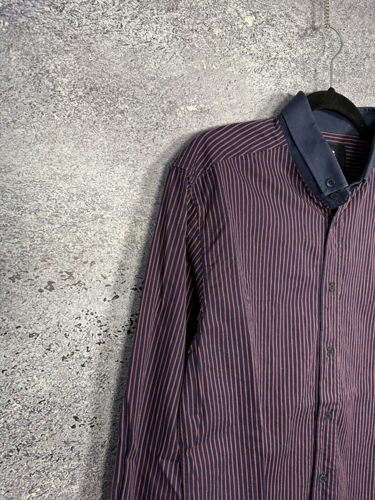 Designer × Dolce & Gabbana × Vintage Vintage Dolce Gabbana Striped Shirt button up y2k oldmoney Size US L / EU 52-54 / 3 - 5 Thumbnail