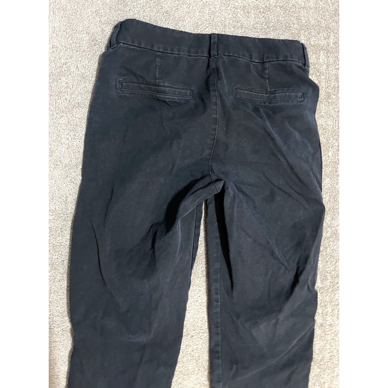 Old Navy Old Navy Womens Size 6 Pants Chino Straight Leg Twill Black 100% Cotton Pockets Zip Mid Rise Casual Regular Inseam 27 Vintage: No Size 28" / US 6 / IT 42 - 4 Thumbnail