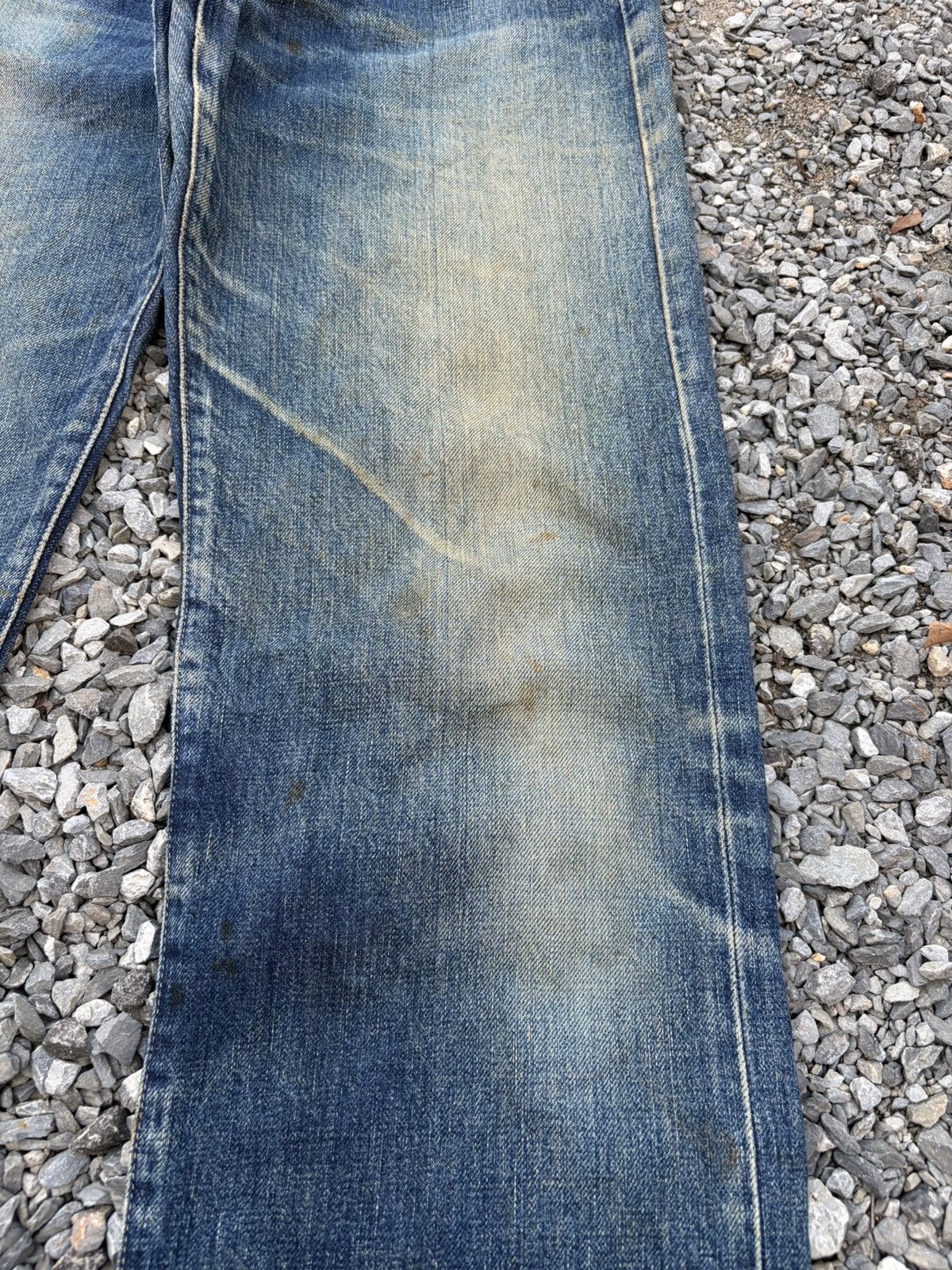 Kapital VINTAGE LEVIS 503B BIG E SELVEDGE RUSTY DISTRESSED DENIM Size US 32 / EU 48 - 22 Thumbnail