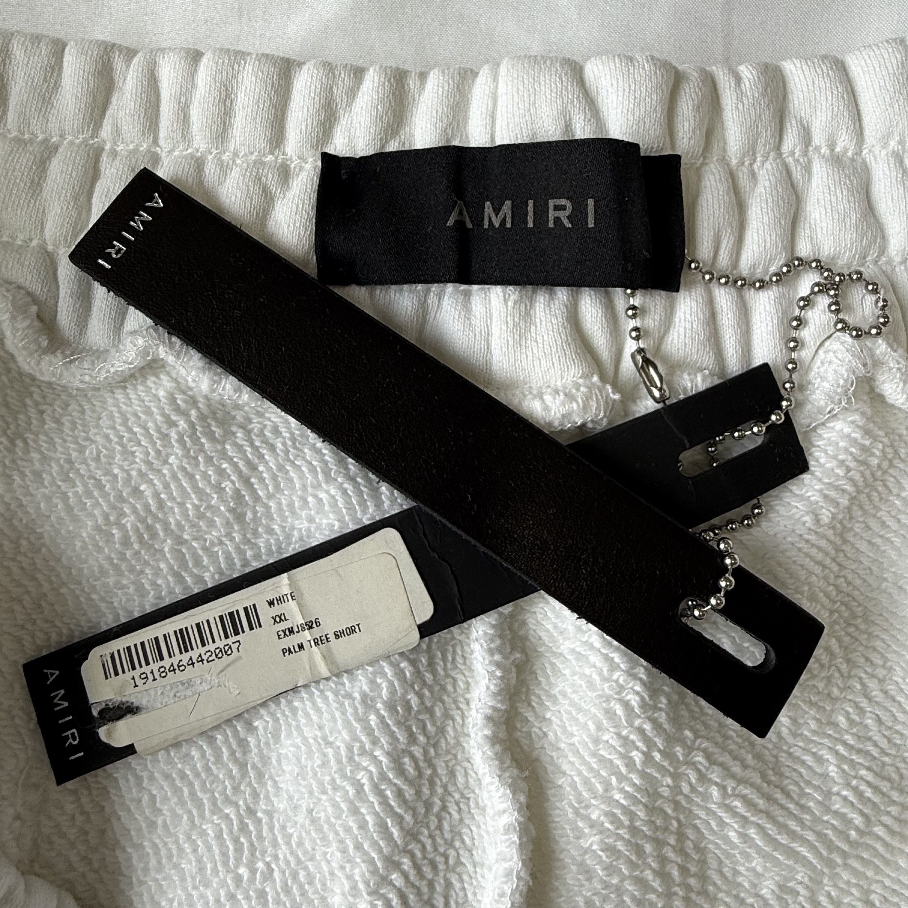Amiri Amiri Dubai Exclusive Palm Tree Embroidered Sweatshorts Size US 43 - 7 Thumbnail