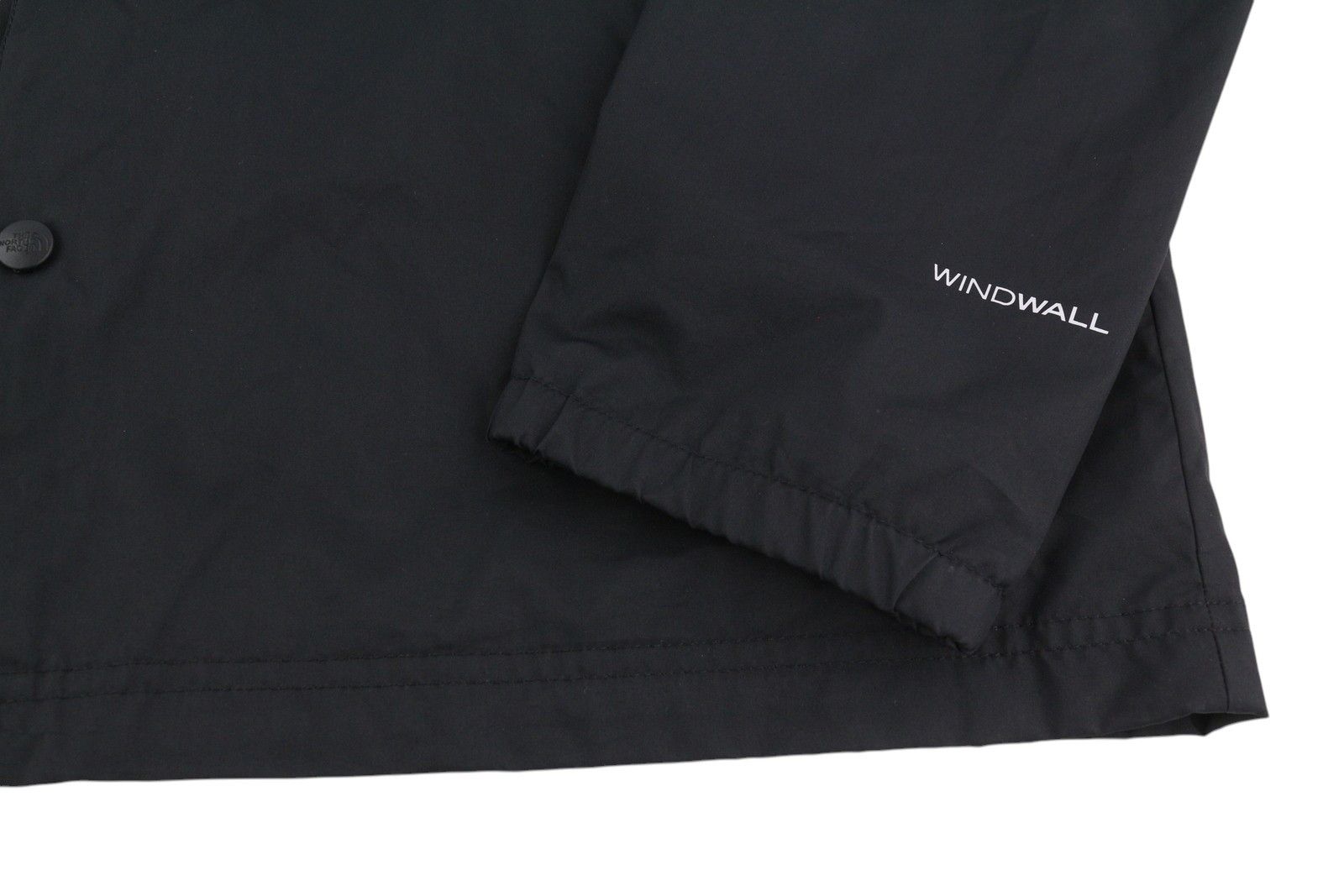 The North Face M Black Windwall Polo Neck Snap Buttons Lightweight 84369 Size US M / EU 48-50 / 2 - 5 Thumbnail