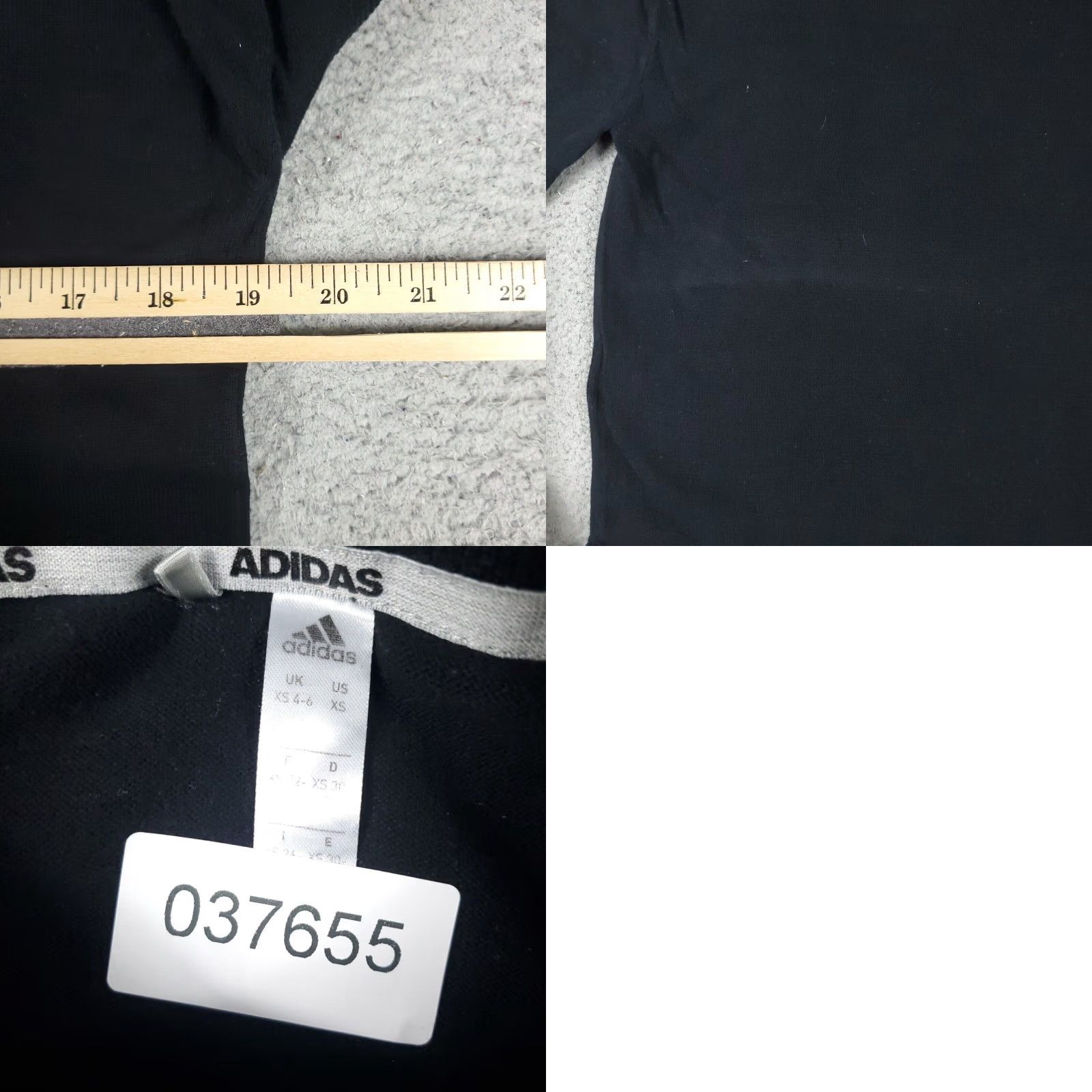 Adidas Adidas Womens Black Crew Neck Long Sleeve Pullover Sweater XS Size XS / US 0-2 / IT 36-38 - 8 Thumbnail