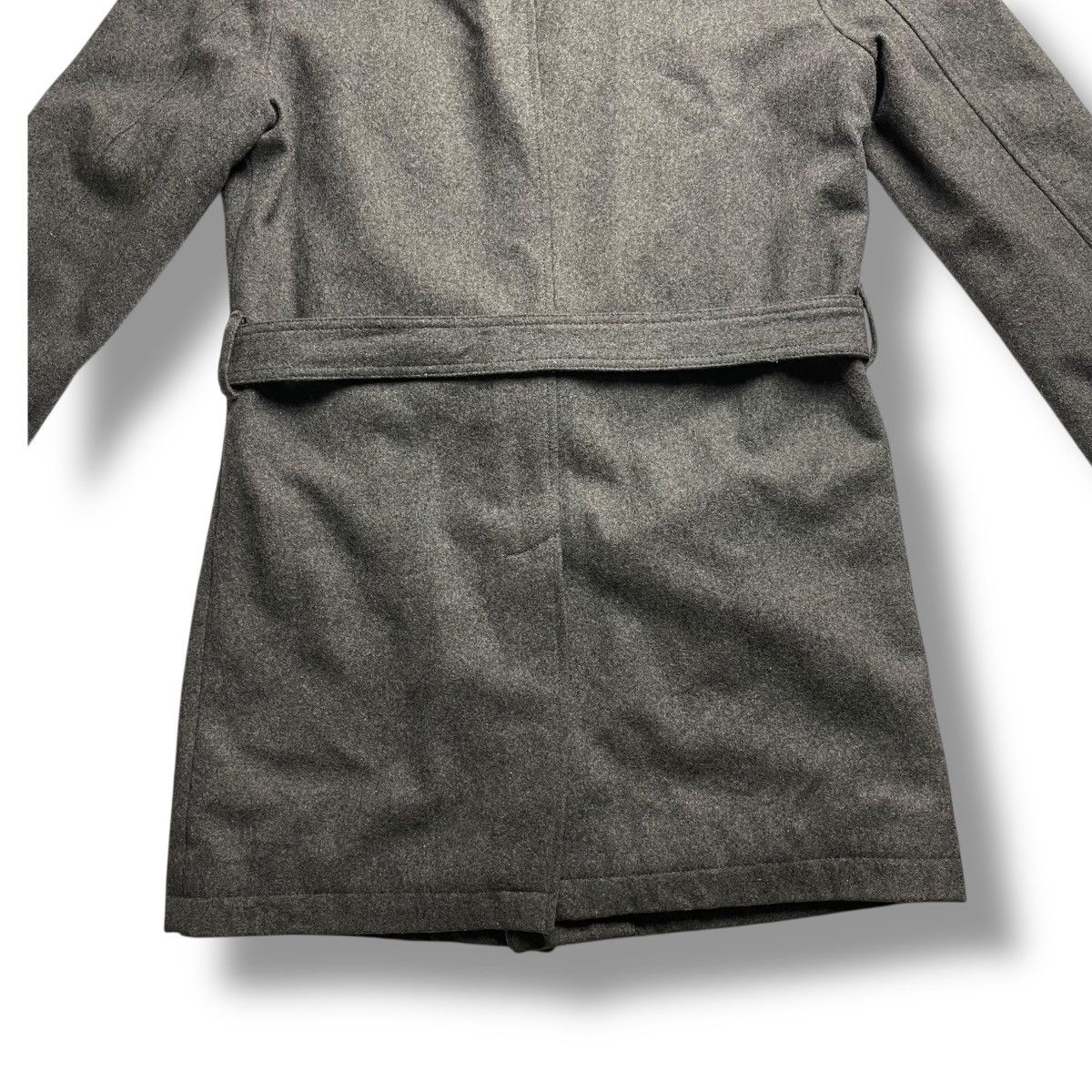 If Six Was Nine 🇯🇵 SEMANTIC DESIGN PUNK AVANT GARDE BELTED WOOL TRENCH COAT Size US L / EU 52-54 / 3 - 10 Thumbnail