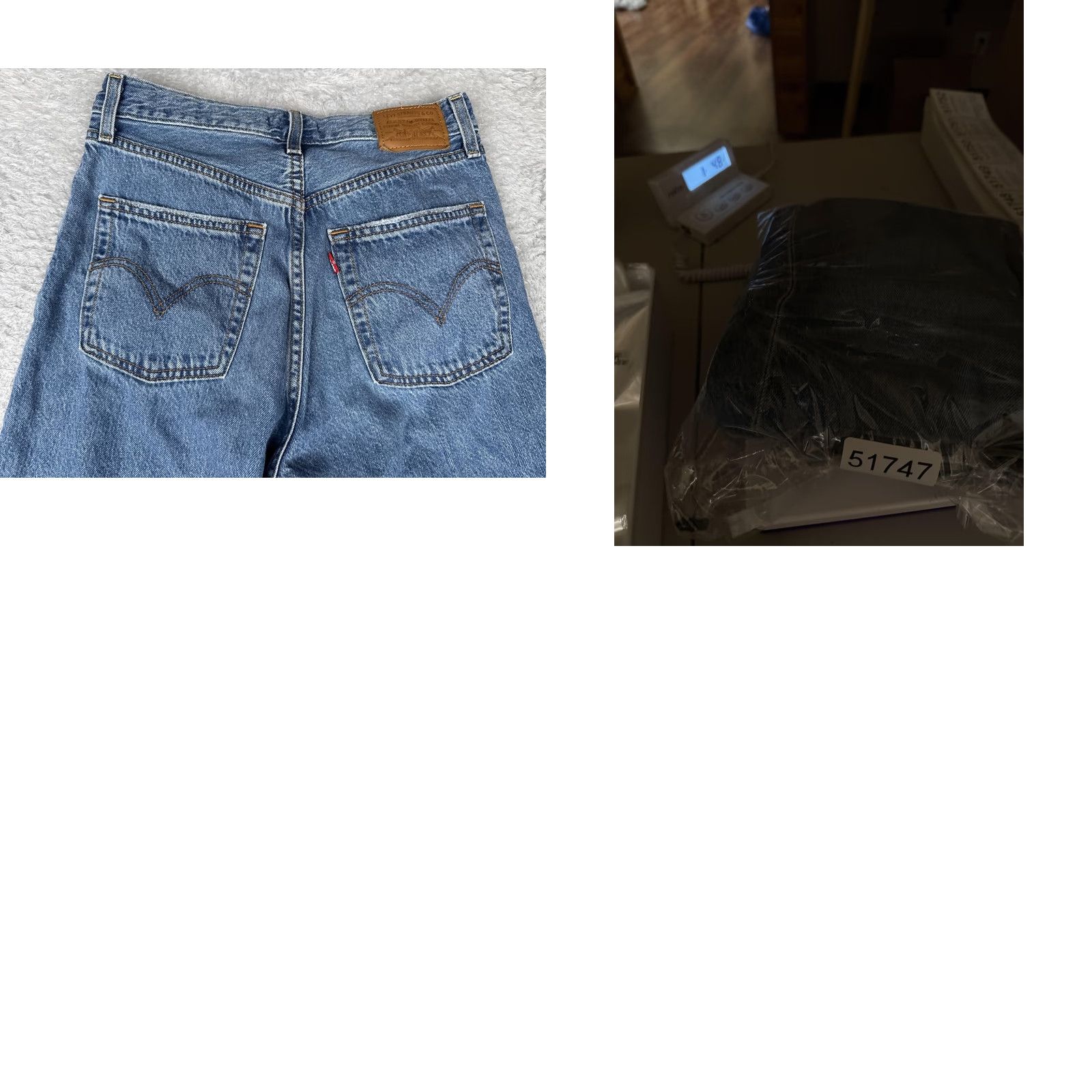 Levi's VINTAGE Levis Jeans Womens 27x27 Blue Denim Ribcage Straight Ankle Premium Big E Cotton Size 27" / US 4 / IT 40 - 11 Thumbnail