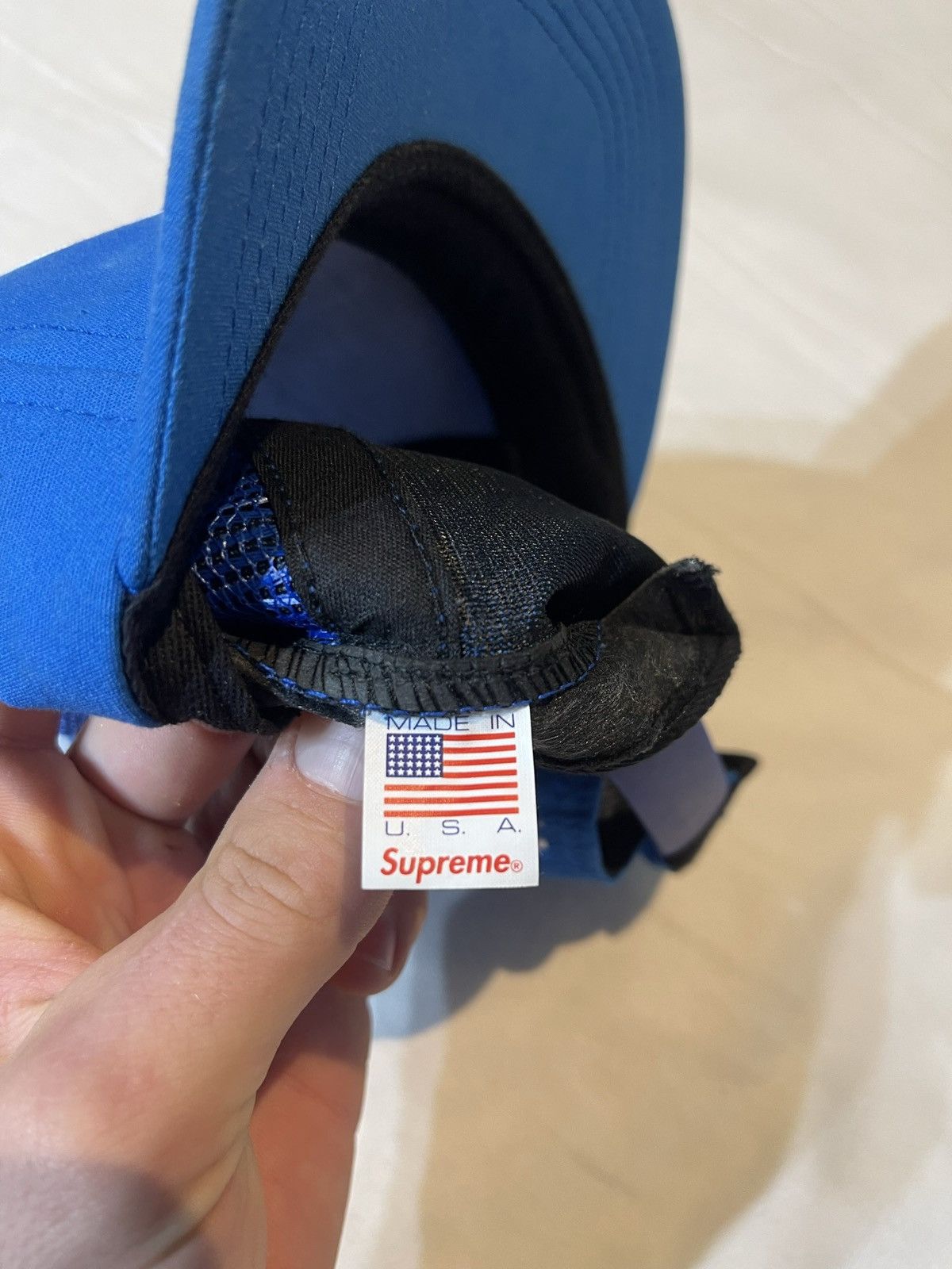 Supreme Supreme Blue Arc Logo Mesh SnapBack Size ONE SIZE - 11 Thumbnail