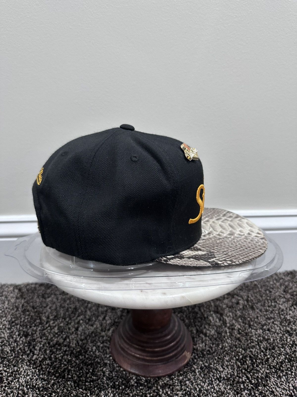 Just Don Just Don x Mitchell & Ness NFL Pittsburgh Steelers Black Hat Size ONE SIZE - 4 Thumbnail