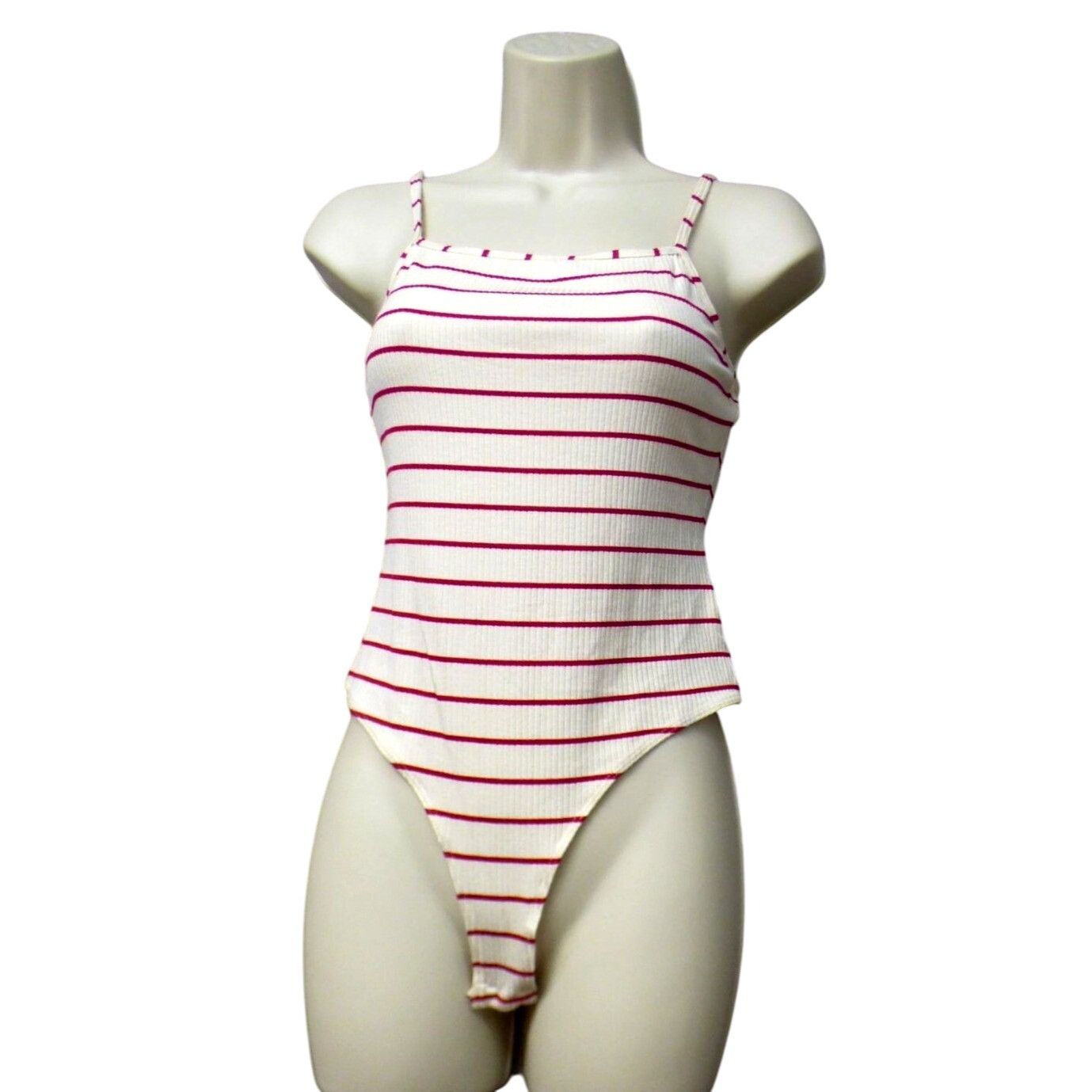 Paige Paige Rebecca Bodysuit In Ivory/cherry , Sz. S Size S / US 4 / IT 40 - 4 Thumbnail